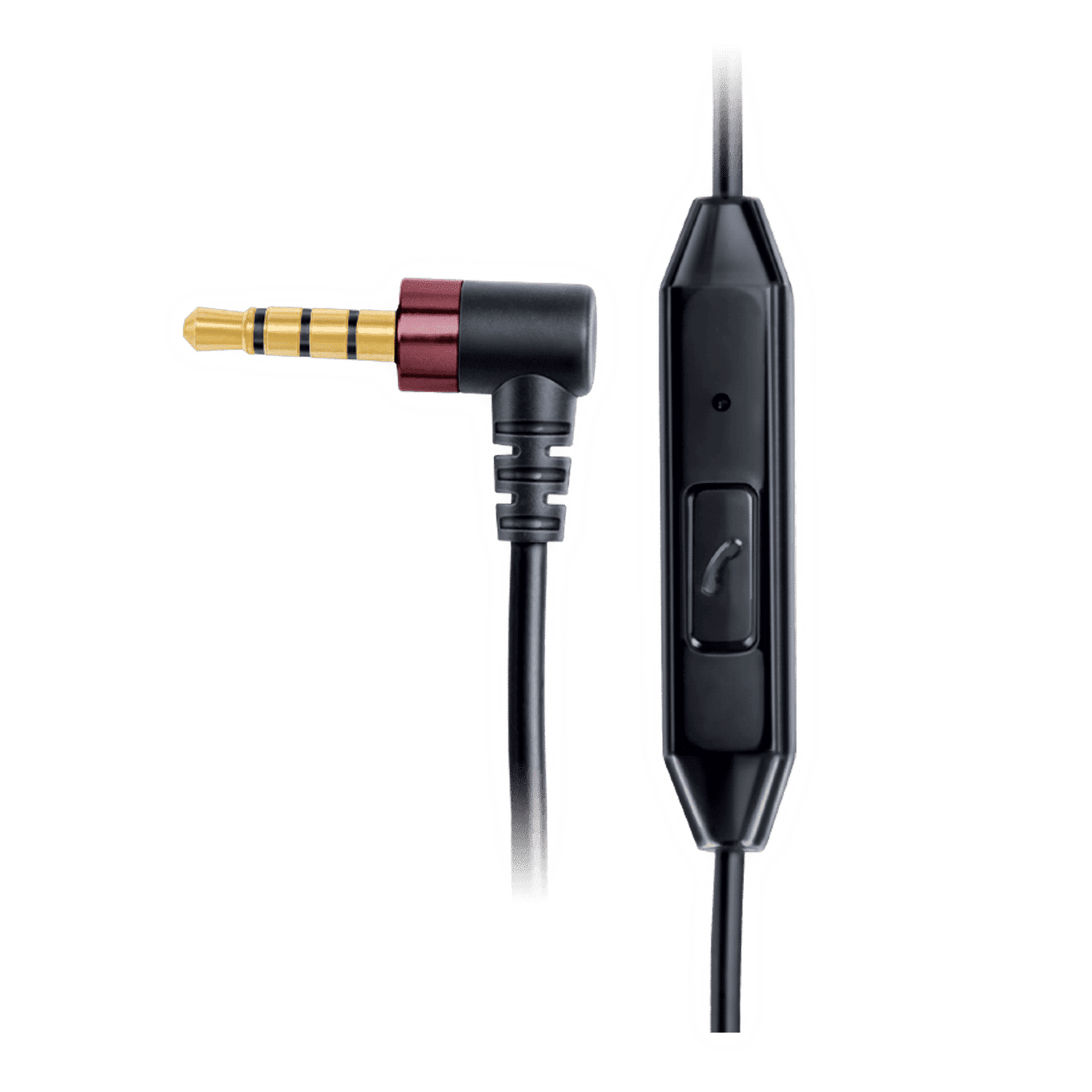 fingers SoundGlitz Wired Earphone with Mic (In Ear, Burgundy/Gold)_3