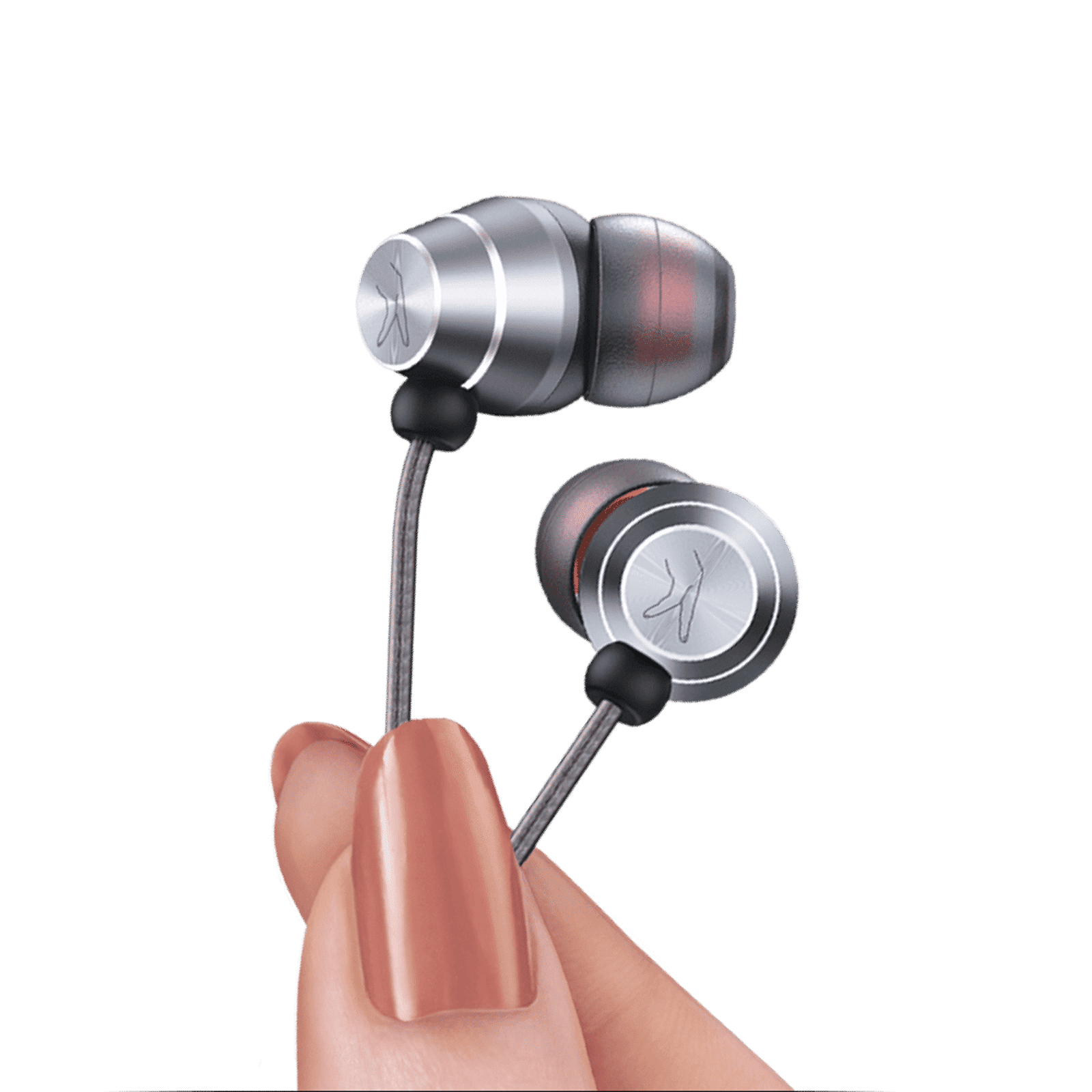fingers Supreme Wired Earphone with Mic (In Ear, Rich Grey)_5