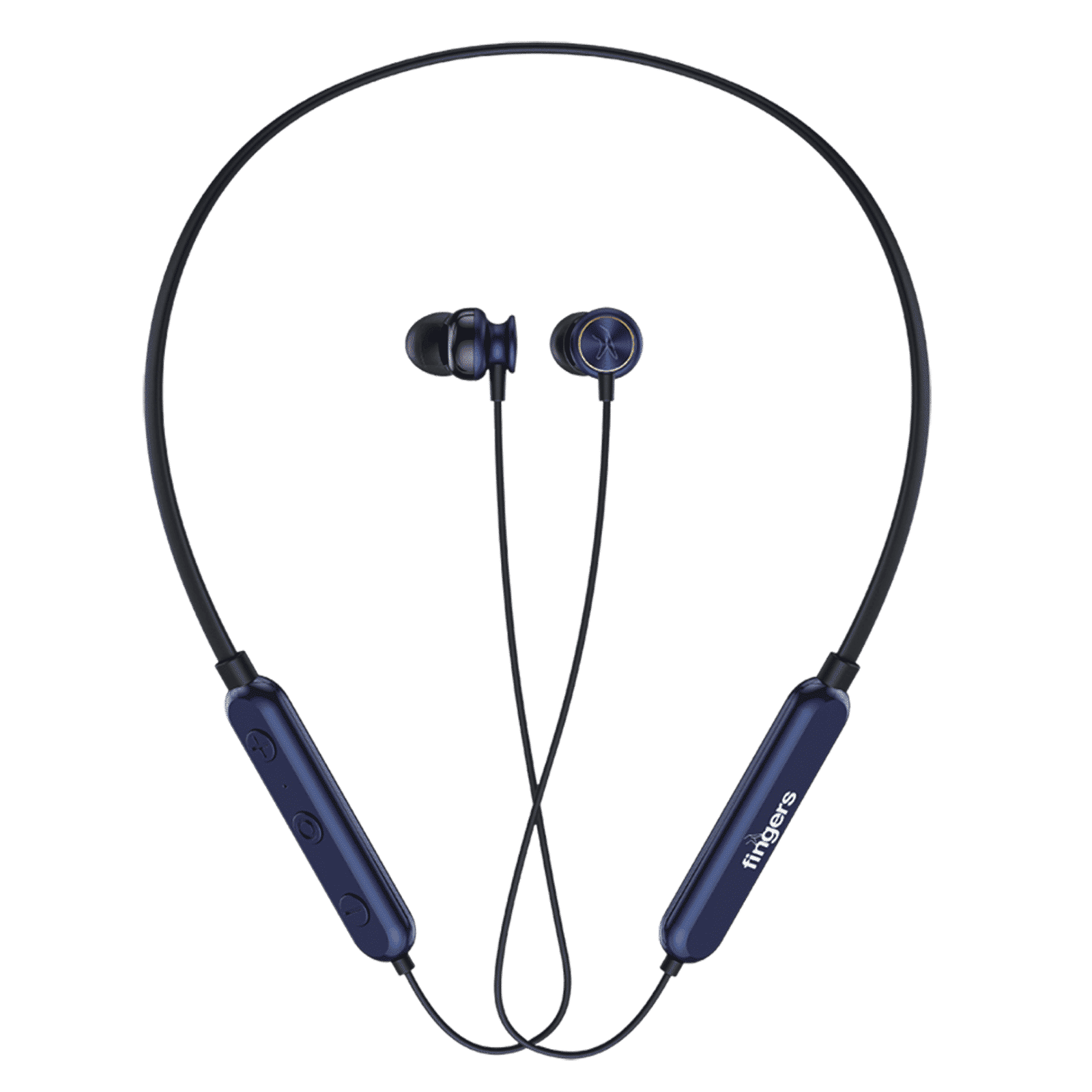 fingers FC-Rhythmica Neckband (Water Resistant, 10 Hours Playtime, Royal Blue)_6