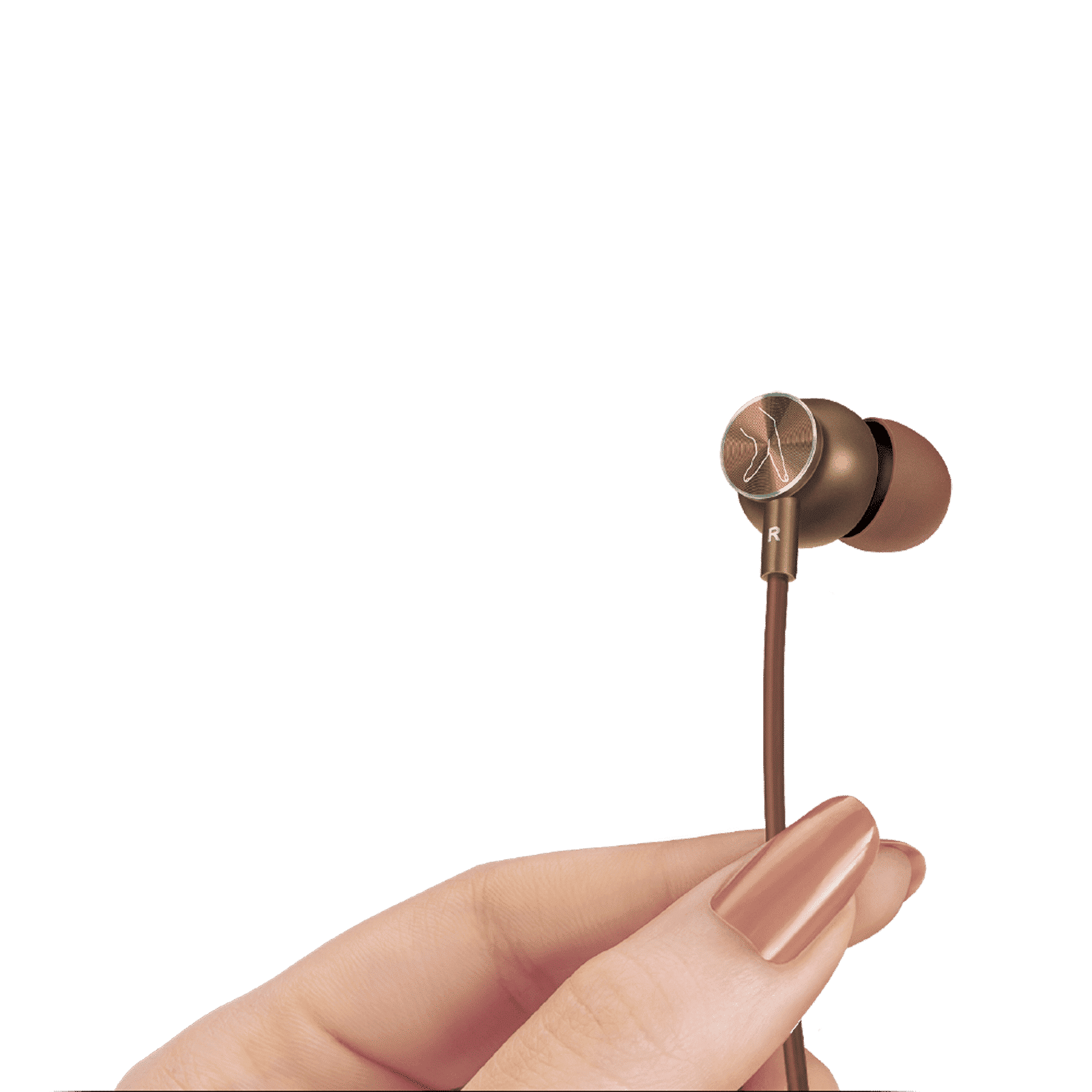 fingers Chic Neckband (Sweat Resistant, 10 Hours Playback, Choco Brown)_4