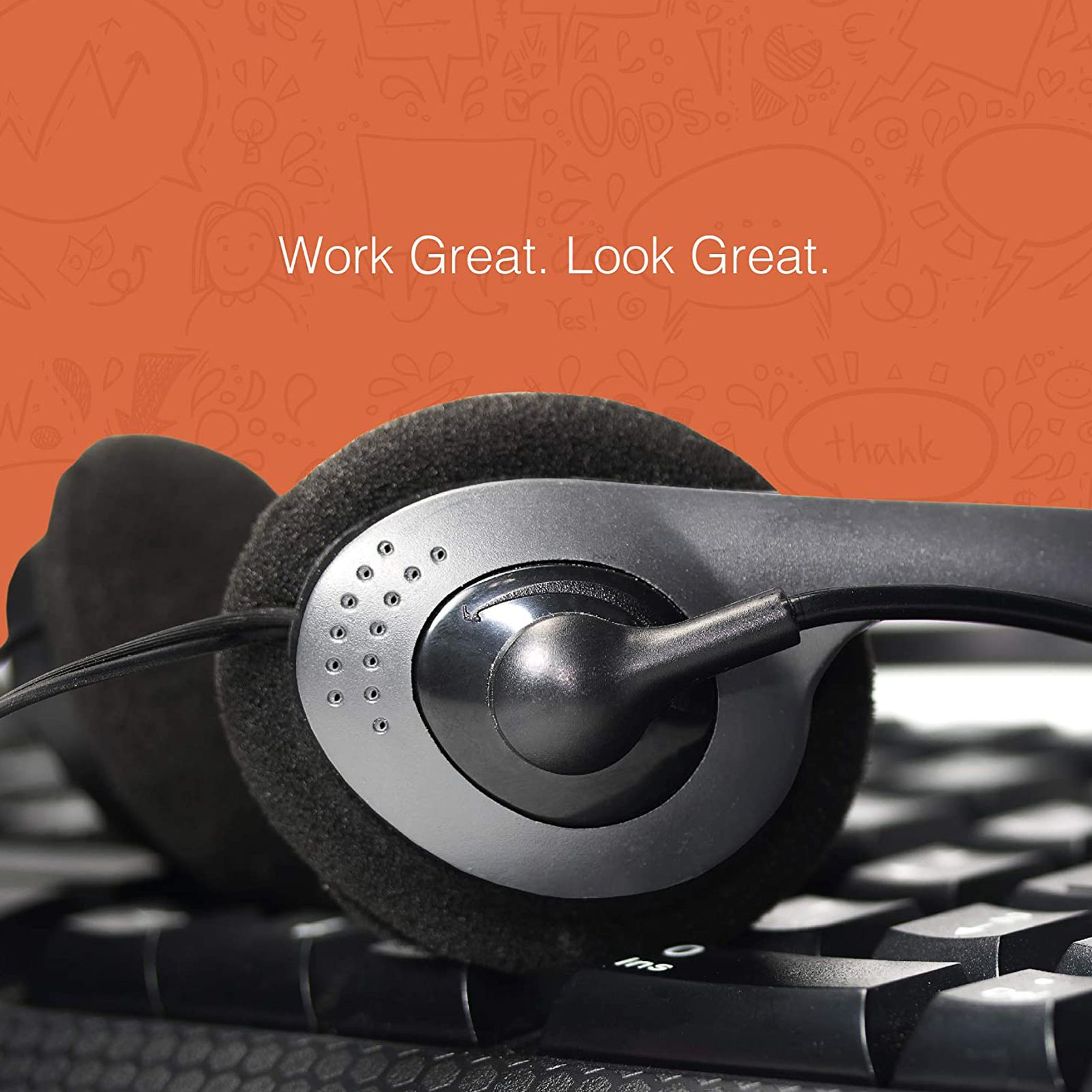 fingers H527 Wired Headphone with Mic (On Ear, Black/Silver)_5