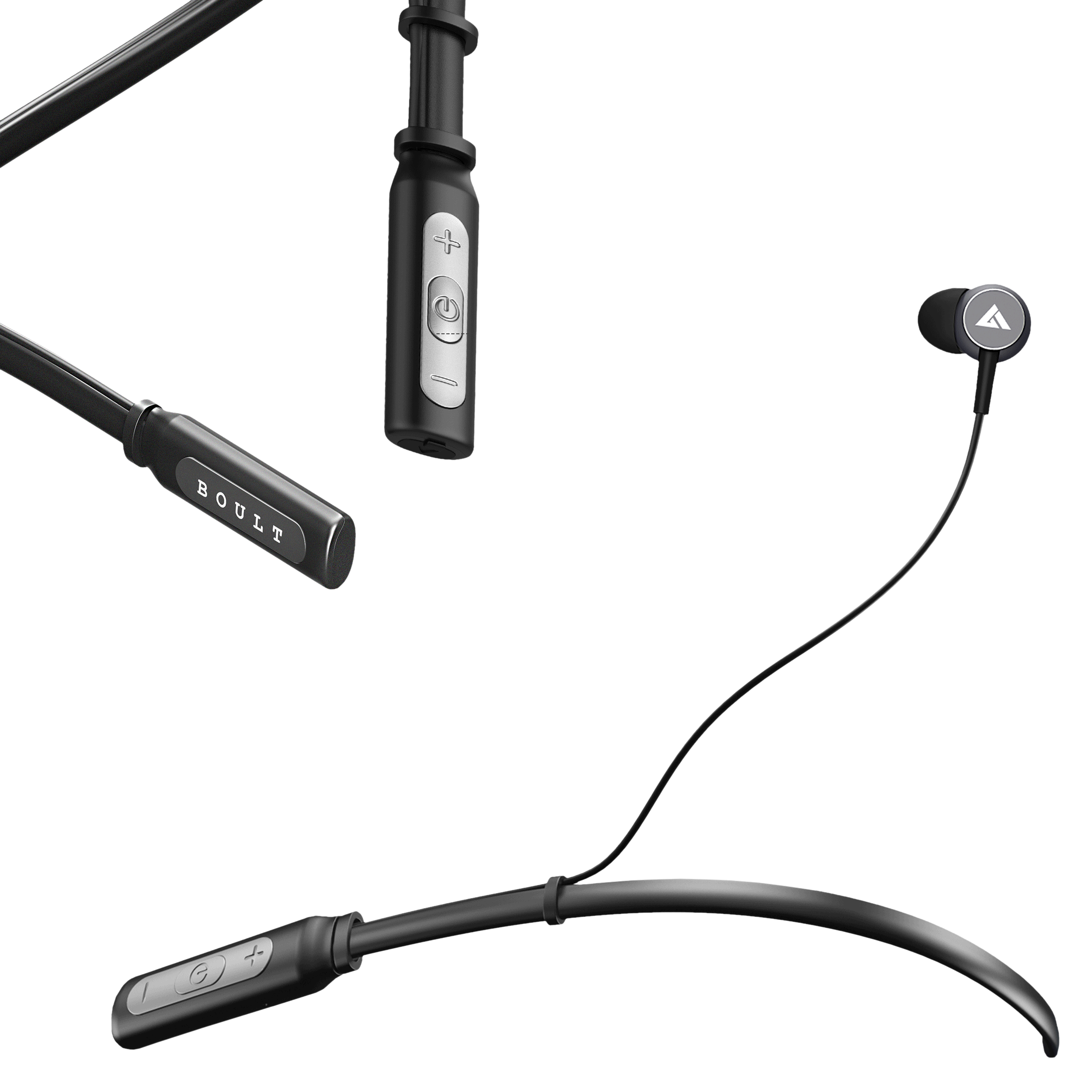 GOBOULT ProBass Curve BA-RD-Curve Neckband with Passive Noise Cancellation (IPX5 Water Resistant, Google & Siri Compatibility, Black)_4