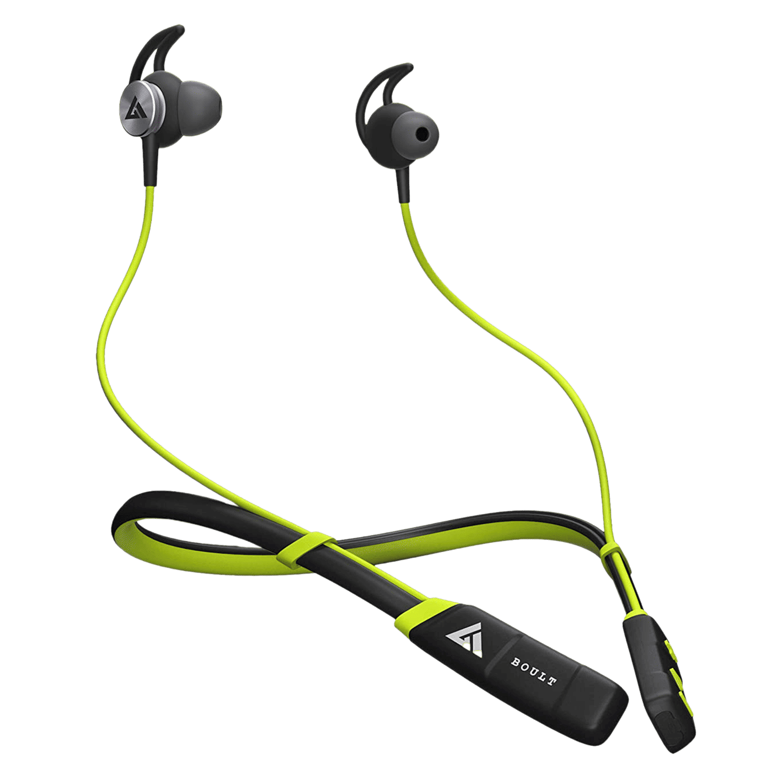 GOBOULT ProBass Curve Pro BA-RD-CurvePro Neckband with Noise Isolation (IPX5 Sweat & Water Resistant, Google & Siri Compatibility, Green)_1