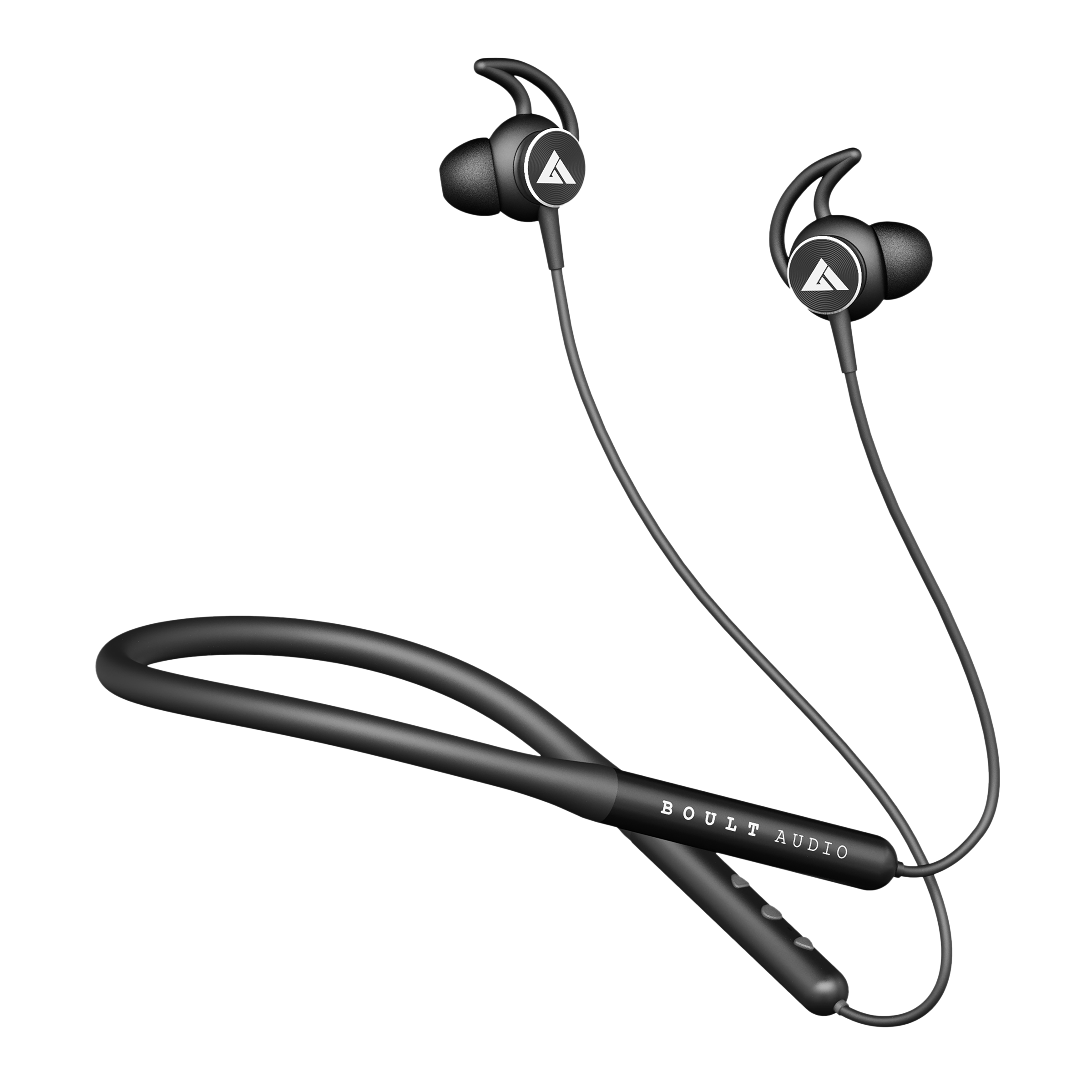 GOBOULT ProBass Escape Neckband with Passive Noise Cancellation (IPX5 Water Resistant, Upto 10 Hours Playback, Black) GOBOULT ProBass Escape Neckband with Passive Noise Cancellation (IPX5 Water Resistant, Upto 10 Hours Playback, Black)_1