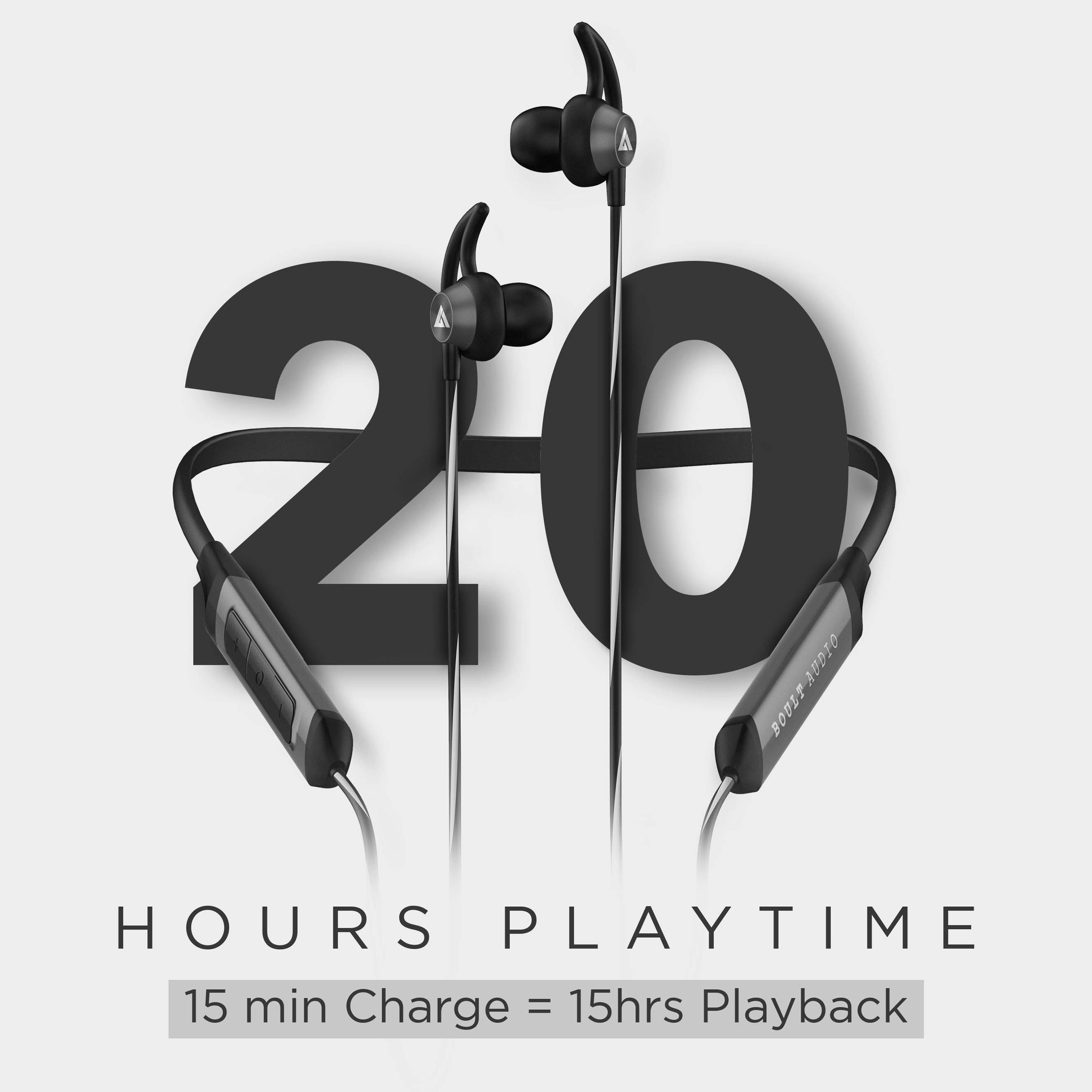 GOBOULT Probass X-Charge BA-RD-XCharge Neckband (IPX5 Water Resistant, 20 Hours Playtime, Black)_7