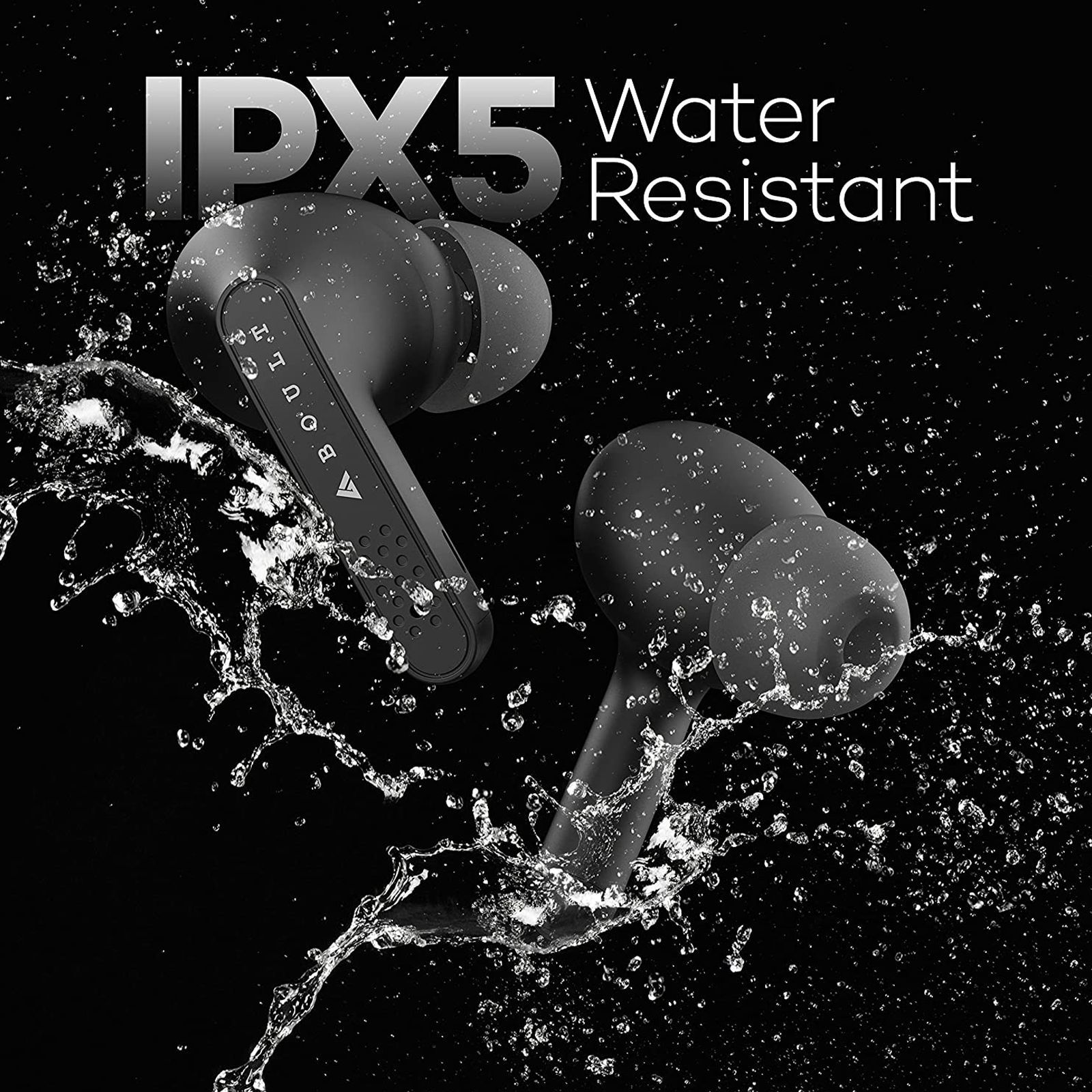 GOBOULT AirBass Propods BA-RD-Propods In-Ear Truly Wireless Earbuds With Mic (Bluetooth 5.0, Microwoofers, Black)_5