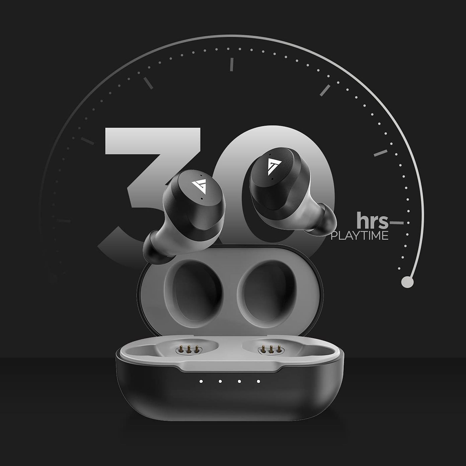 GOBOULT AirBass Truebuds BA-RD-Truebuds In-Ear Truly Wireless Earbuds With Mic (Bluetooth 5.0, Touch Control, Grey)_5