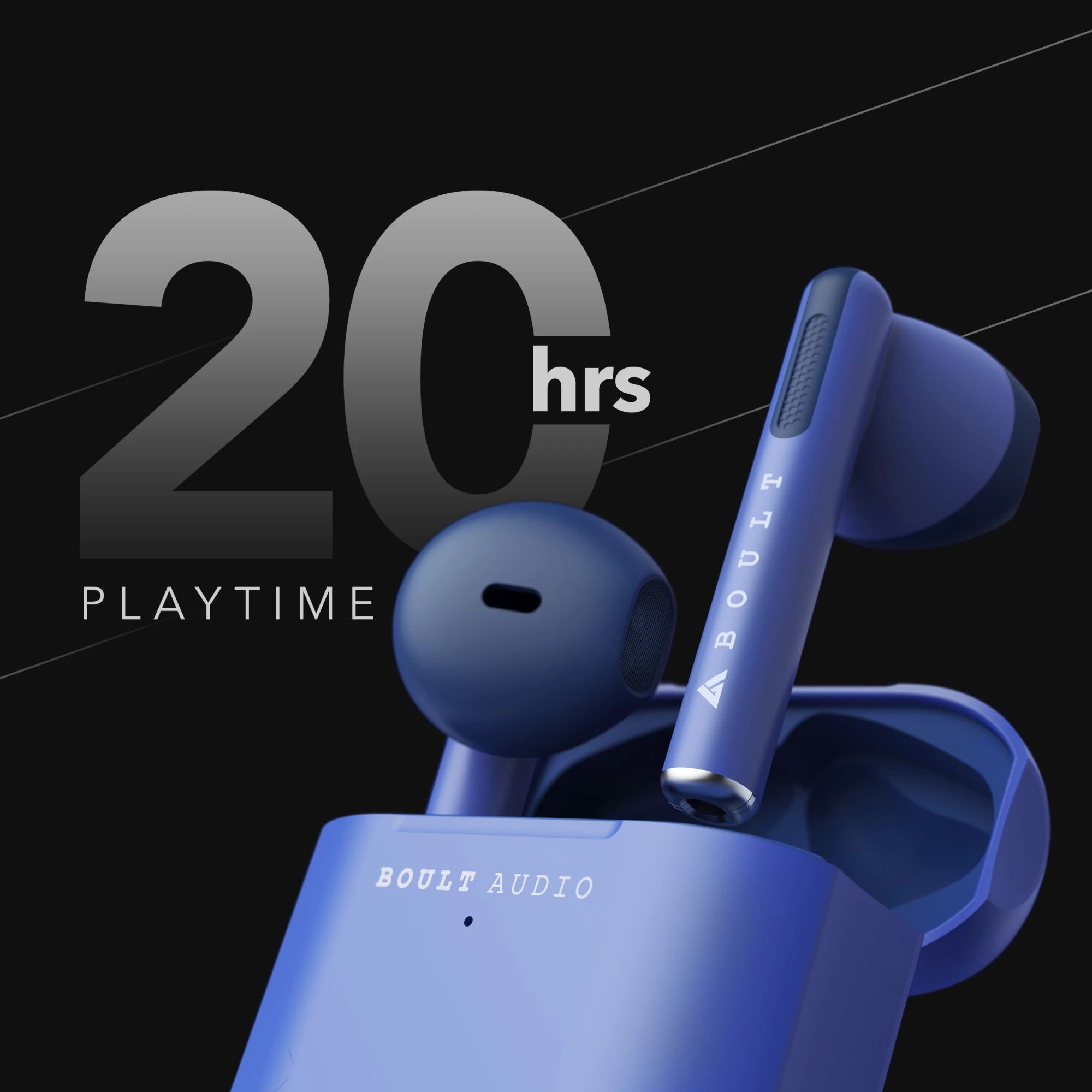 GOBOULT AirBass XPods BA-RD-XPods In-Ear Truly Wireless Earbuds With Mic (Bluetooth 5.0, Touch Control, Blue)_7