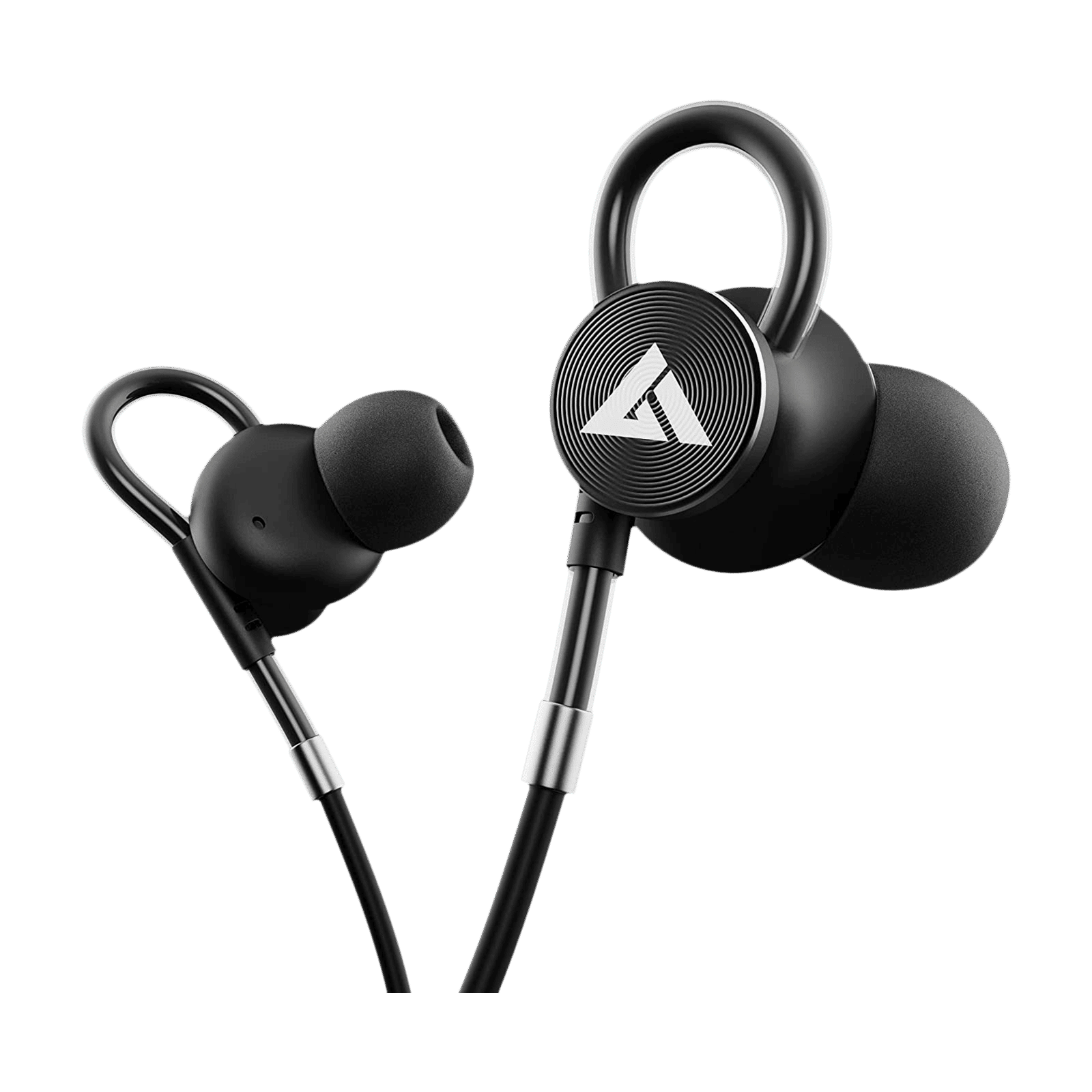 GOBOULT BassBuds Loop BA-RD-Loop In-Ear Wired  Earphone with Mic (Deep Bass, Black)_1