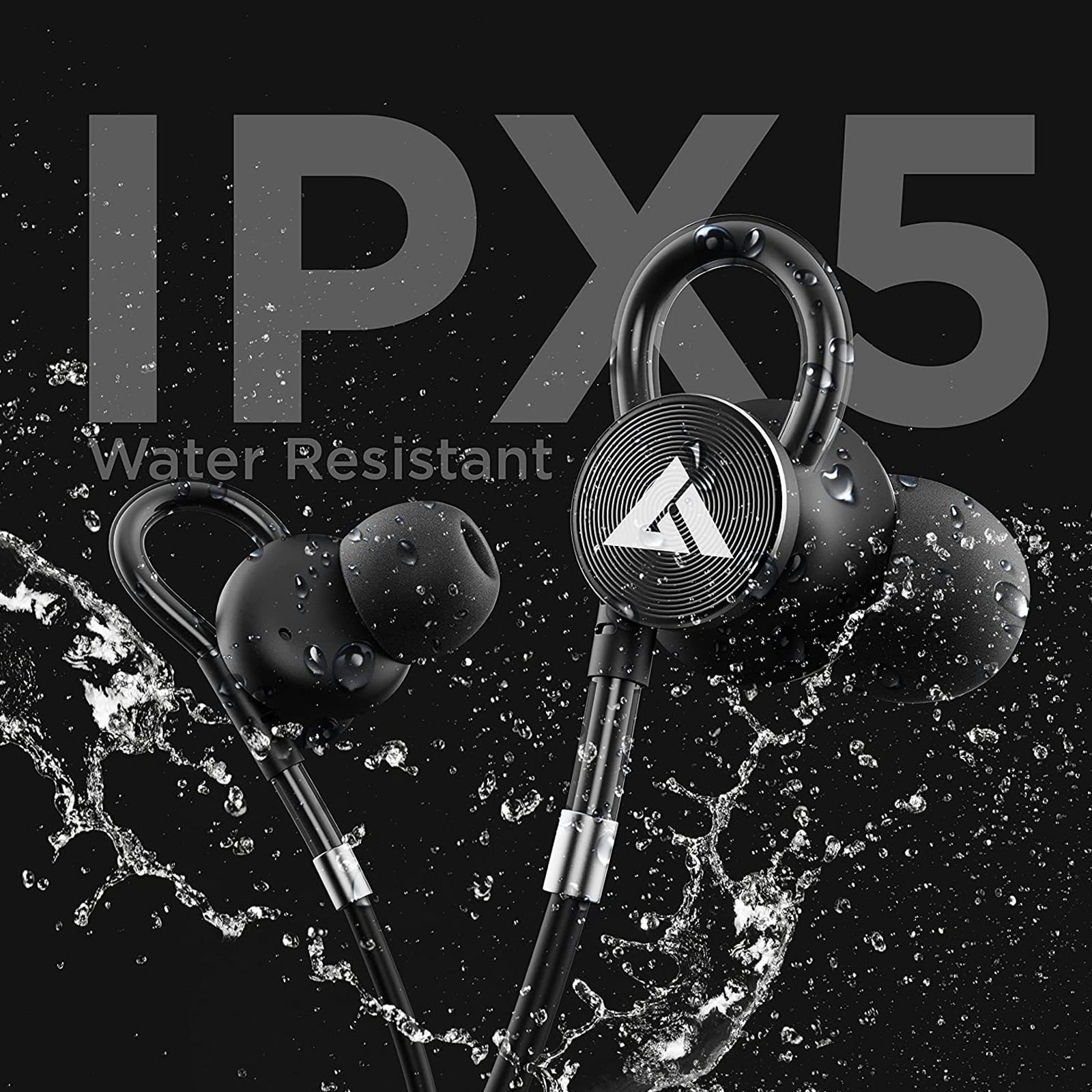 GOBOULT BassBuds Loop BA-RD-Loop In-Ear Wired  Earphone with Mic (Deep Bass, Black)_5