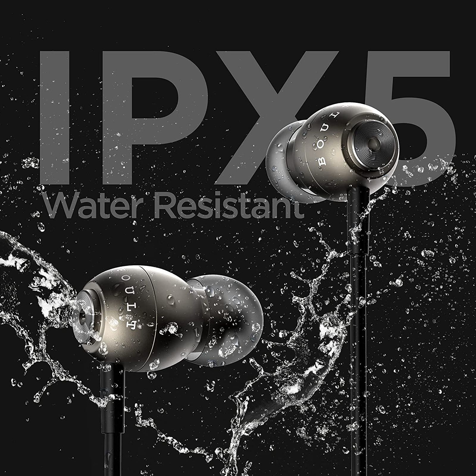 GOBOULT Bassbuds StormX BA-RD-StormX In-Ear Wired Earphone with Mic (Deep Bass, Grey) GOBOULT Bassbuds StormX BA-RD-StormX In-Ear Wired Earphone with Mic (Deep Bass, Grey)_6