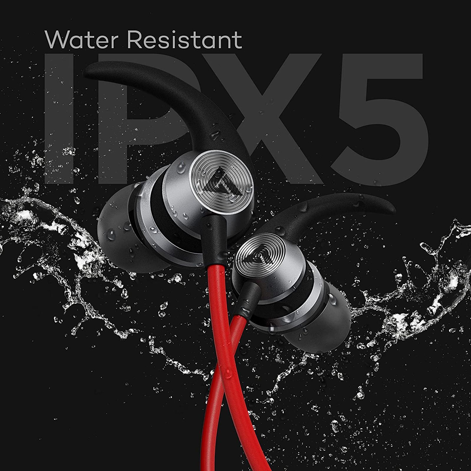 GOBOULT Bassbuds X1 BA-RD-X1 In-Ear Wired  Earphone with Mic (Extra Bass, Red)_4