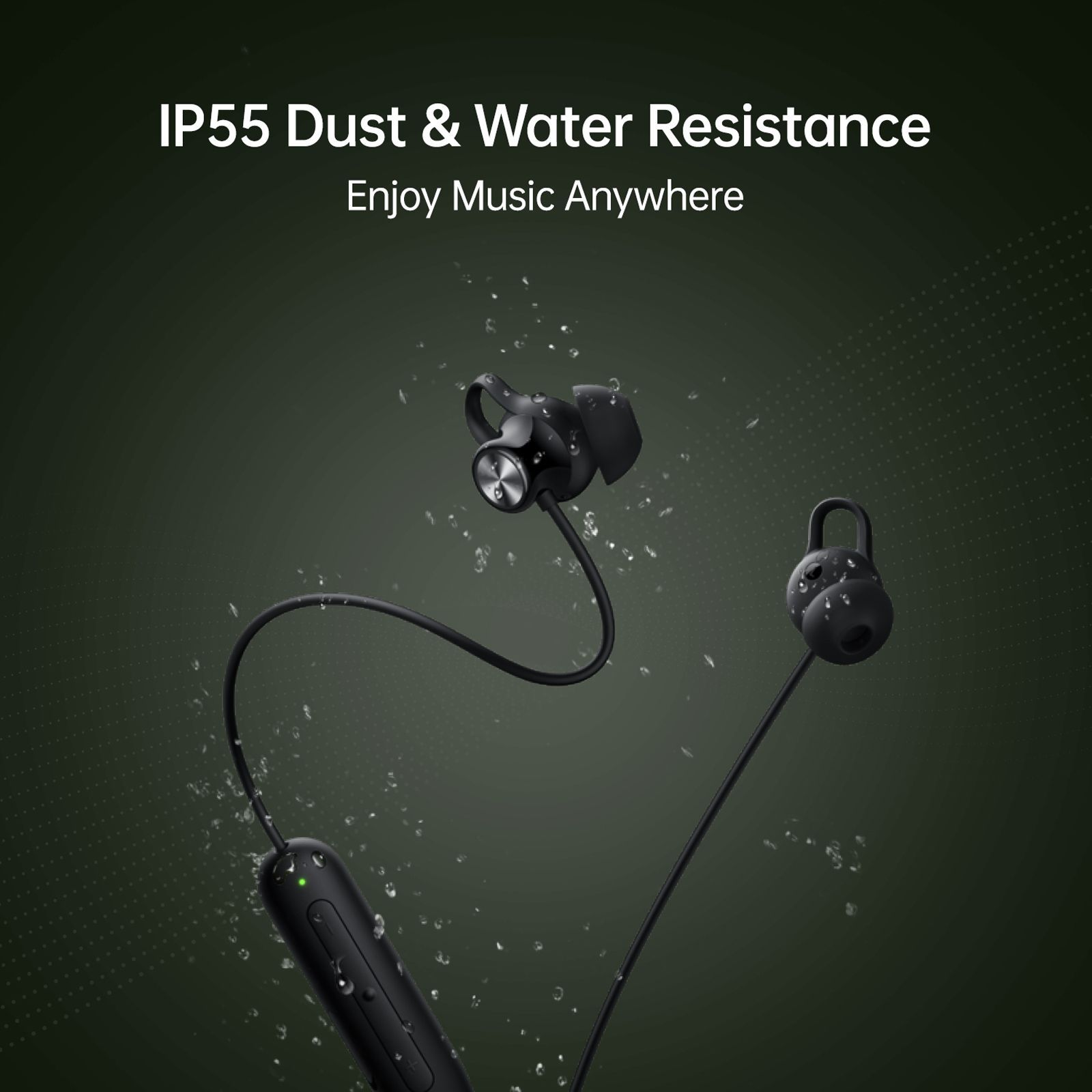 oppo Enco M32 EWN20 Neckband (IP55 Water & Dust Resistant, 28 Hours Playtime, Green)_13