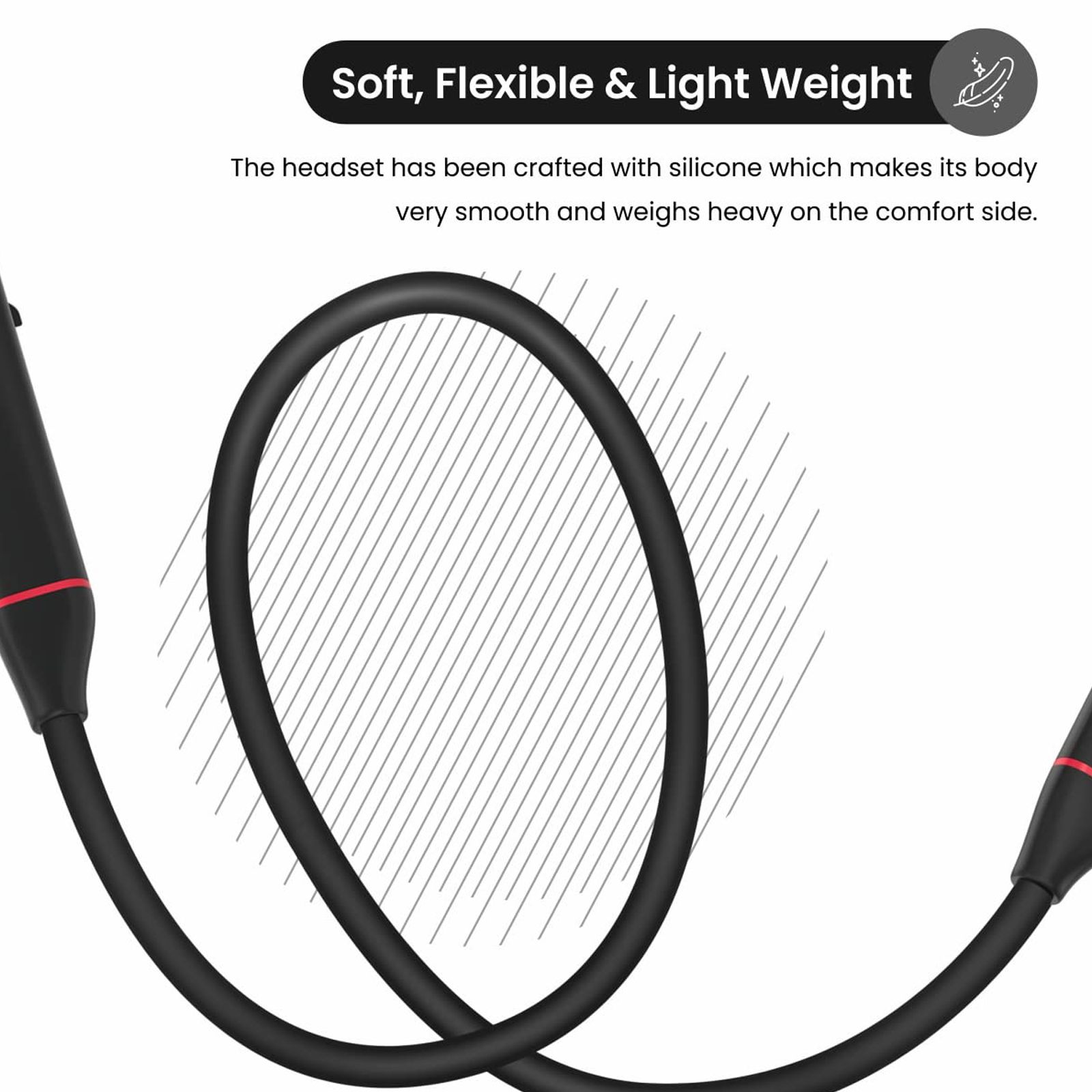PORTRONICS Harmonics 400 POR 1588 Neckband (12 Hours Playtime, Thunder Black)_7