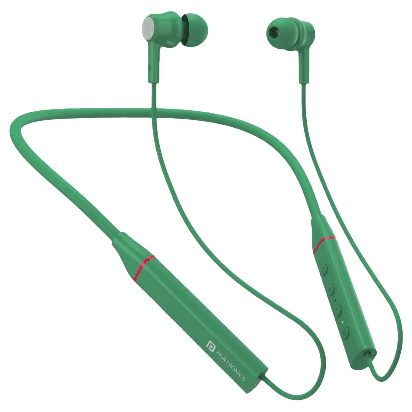 PORTRONICS Harmonics 400 POR 1591 Neckband (12 Hours Playtime, Green)_1
