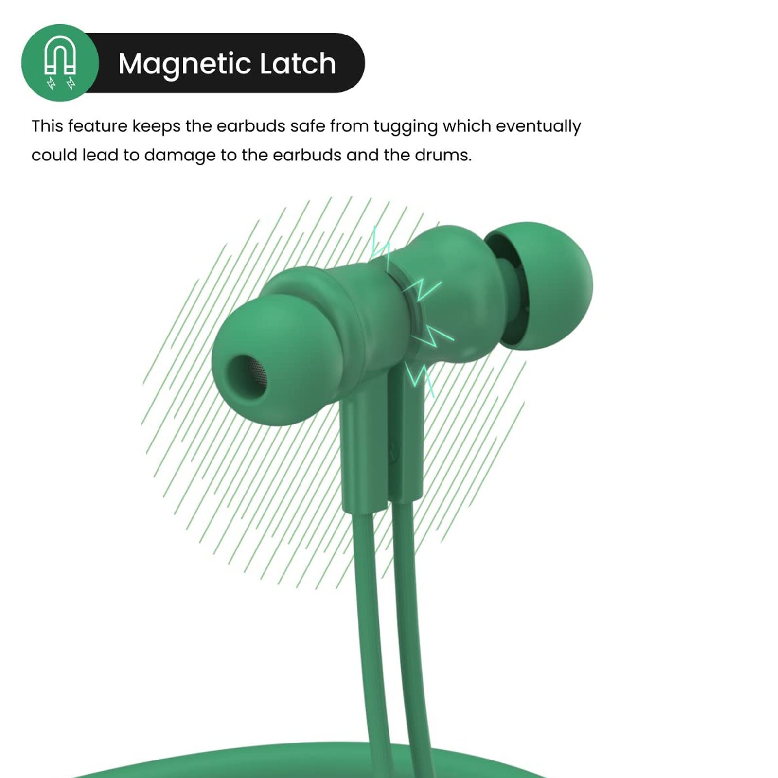 PORTRONICS Harmonics 400 POR 1591 Neckband (12 Hours Playtime, Green)_8