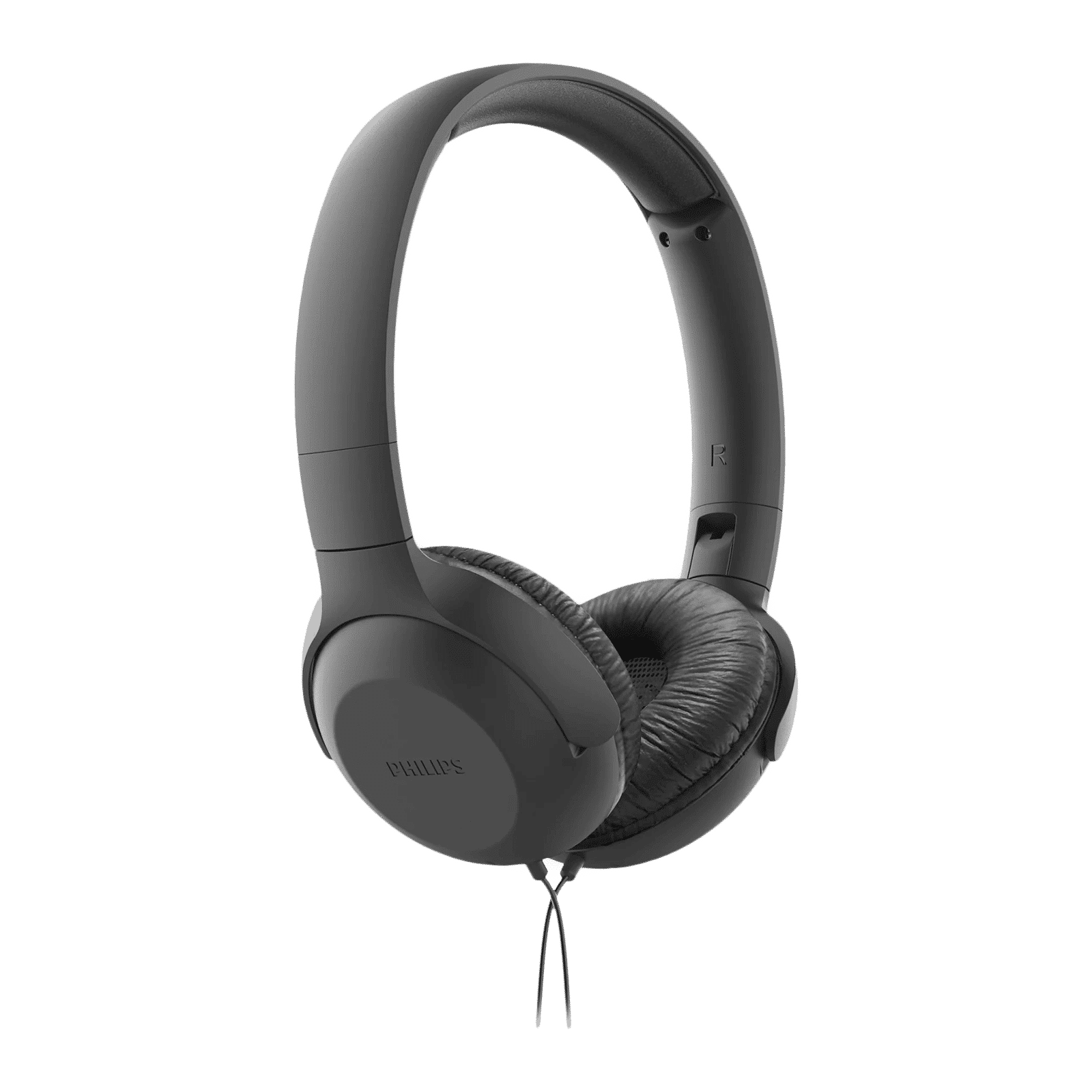 PHILIPS TAUH201BK Wired Headphone with Mic (On Ear, Black) PHILIPS TAUH201BK Wired Headphone with Mic (On Ear, Black)_1