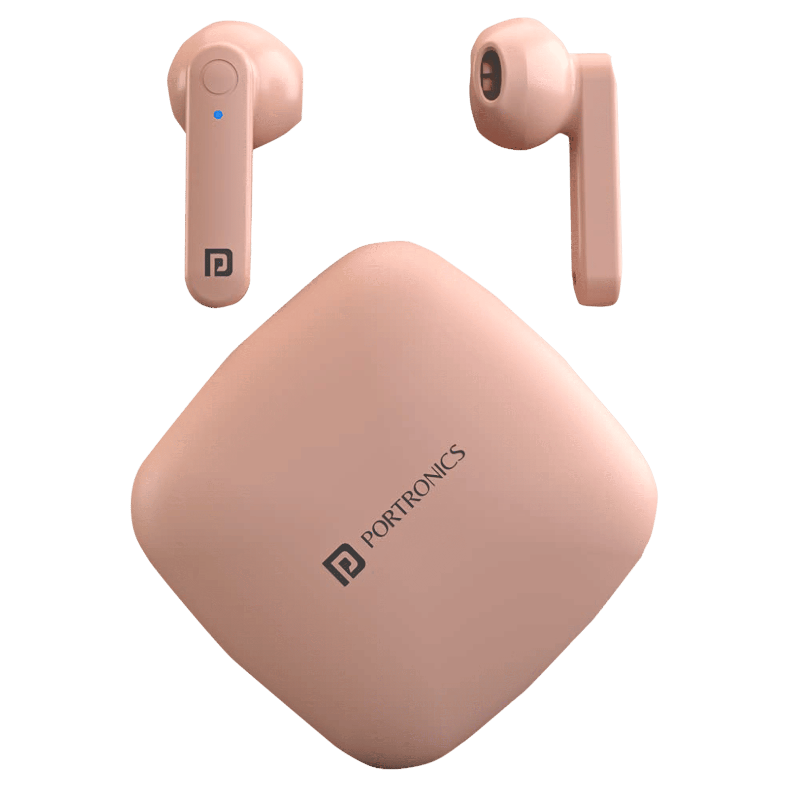 PORTRONICS Harmonics Twins S2 POR 1349 TWS Earbuds (Sweatproof & Water Resistant, 20 Hours Playback, Pink)_1