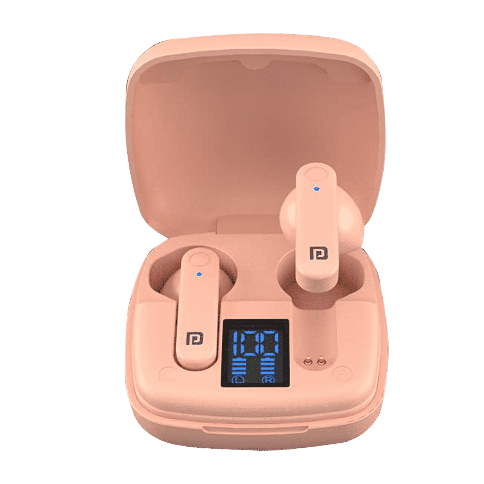 PORTRONICS Harmonics Twins S2 POR 1349 TWS Earbuds (Sweatproof & Water Resistant, 20 Hours Playback, Pink)_3