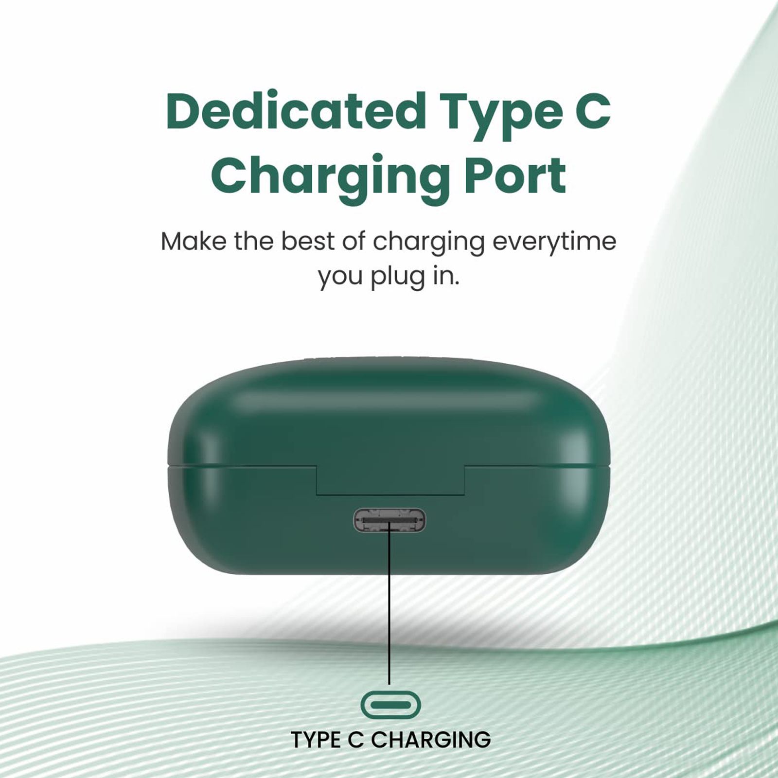 PORTRONICS Harmonics Twins S2 POR 1526 TWS Earbuds (Sweatproof & Water Resistant, 20 Hours Playback, Green)_6