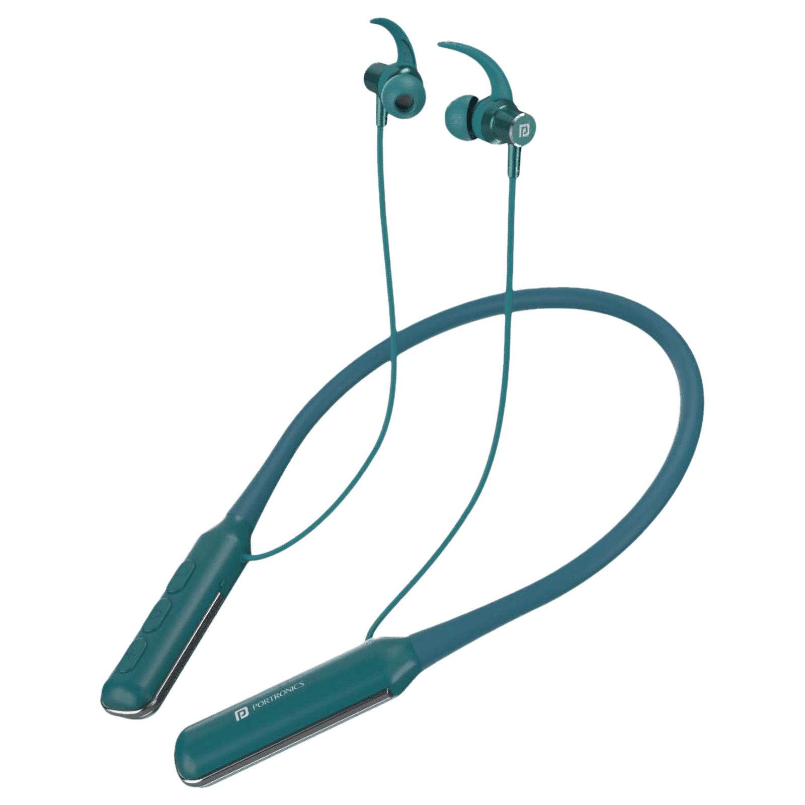 PORTRONICS Harmonics 250 POR 1553 Neckband (Water Resistant, 60 Hours Playtime, Green)_1