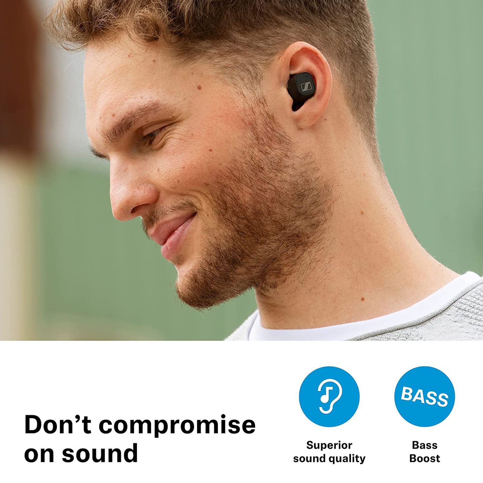 SENNHEISER CX PLUS TW1 TWS Earbuds with Active Noise Cancellation (IPX4 Splash Resistant, 24 Hours Playback, Black)_5