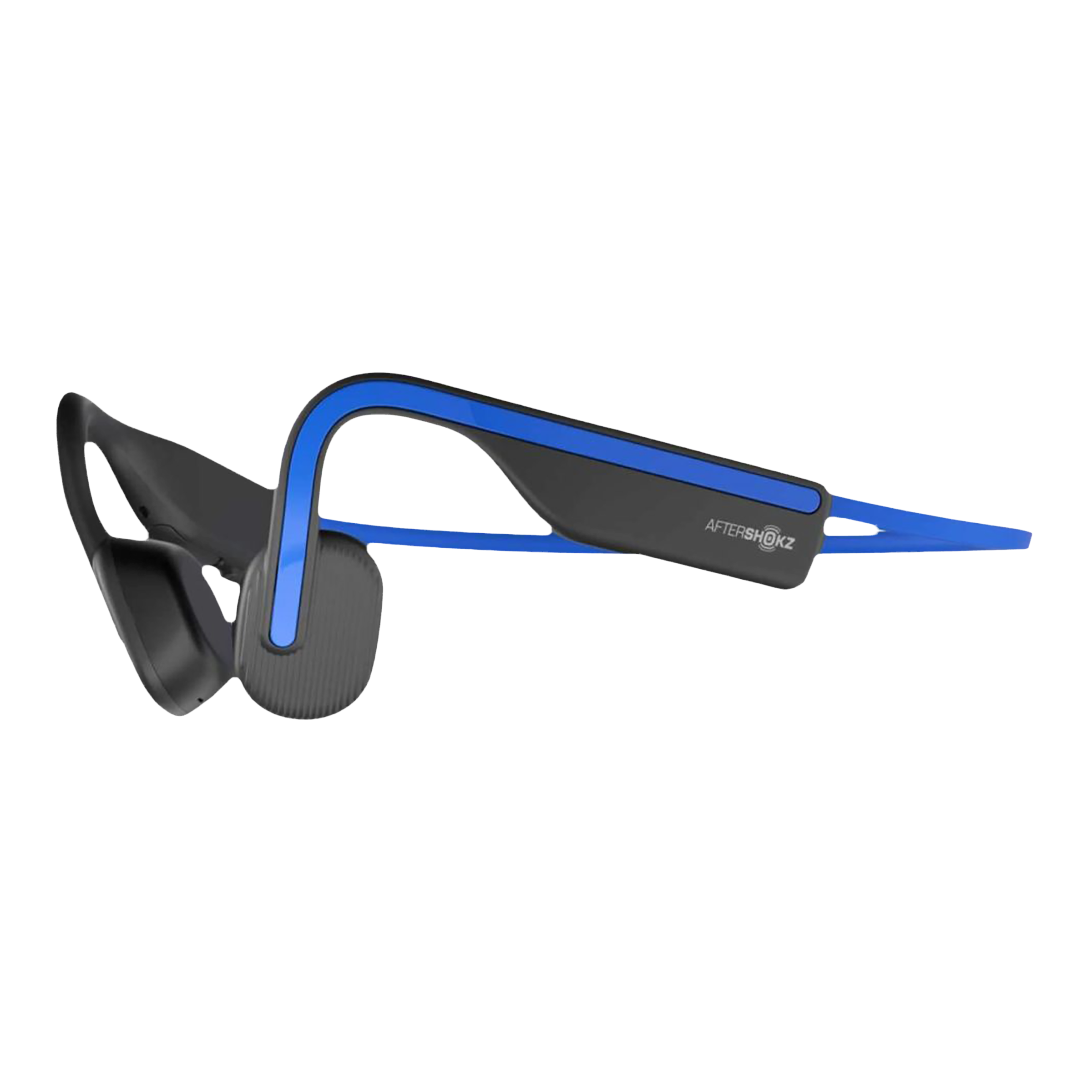 AfterShokz OpenMove Bone Conduction Bluetooth Headphone with Noise Isolation (IP55 Water Resistant, Deep Bass, Blue)_1