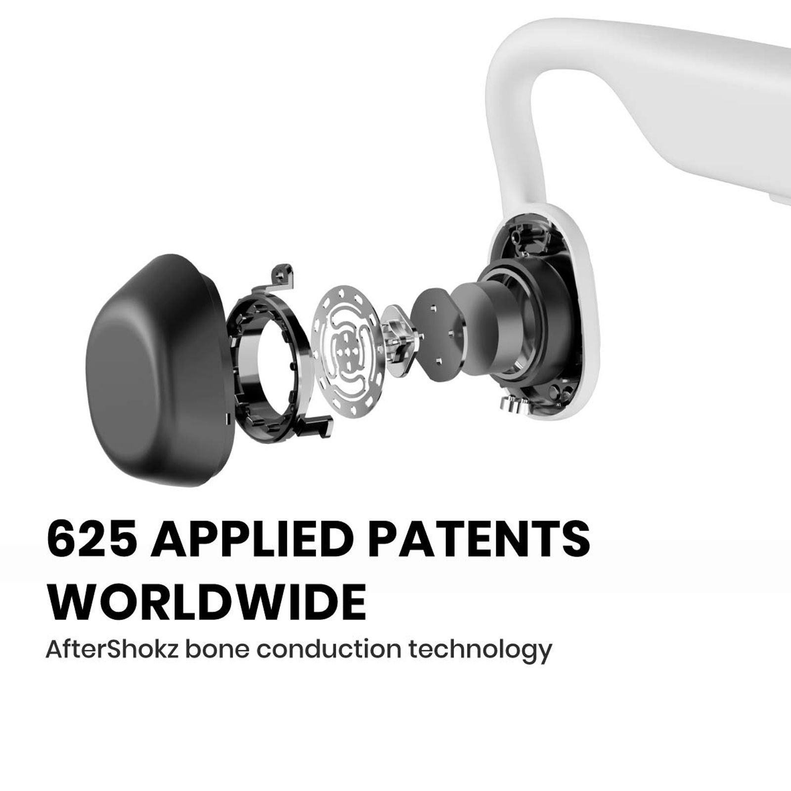 AfterShokz OpenMove Bone Conduction Bluetooth Headphone with Noise Isolation (IP55 Water Resistant, Deep Bass, Pink) AfterShokz OpenMove Bone Conduction Bluetooth Headphone with Noise Isolation (IP55 Water Resistant, Deep Bass, Pink)_6