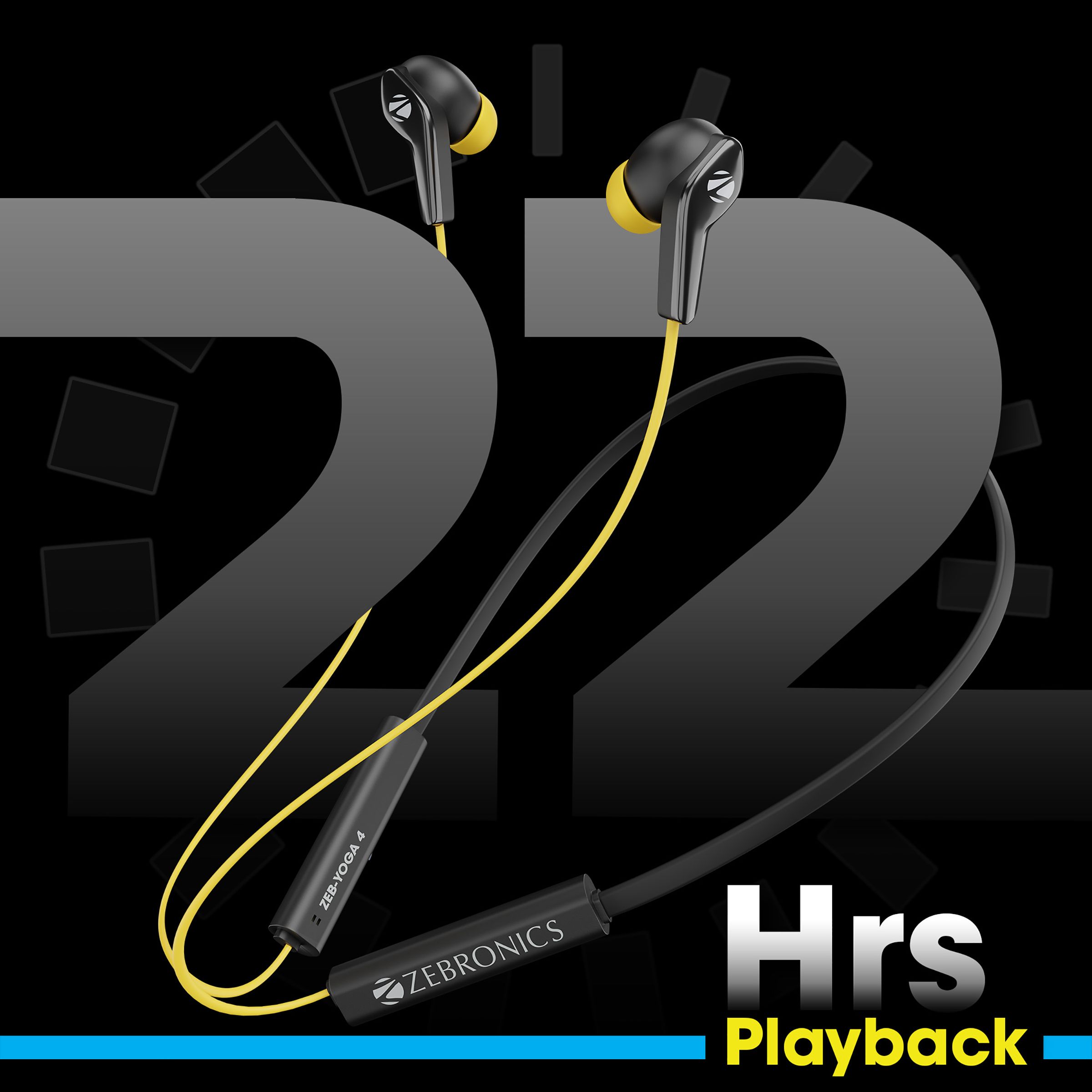 ZEBRONICS Yoga 4 In-Ear Wireless Earphone with Mic (Bluetooth 5.2, Voice Assistant Support, Black)_6