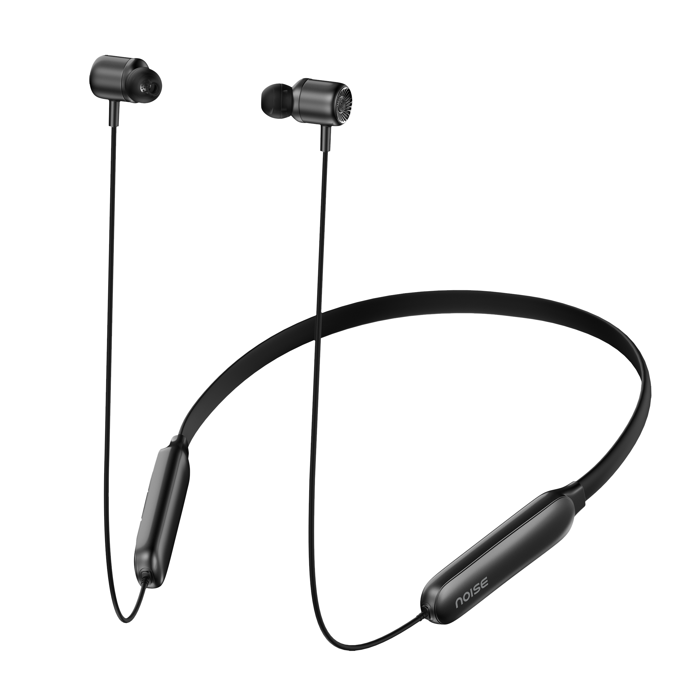 noise Bravo Neckband (35 Hours Playtime, Jet Black)_4