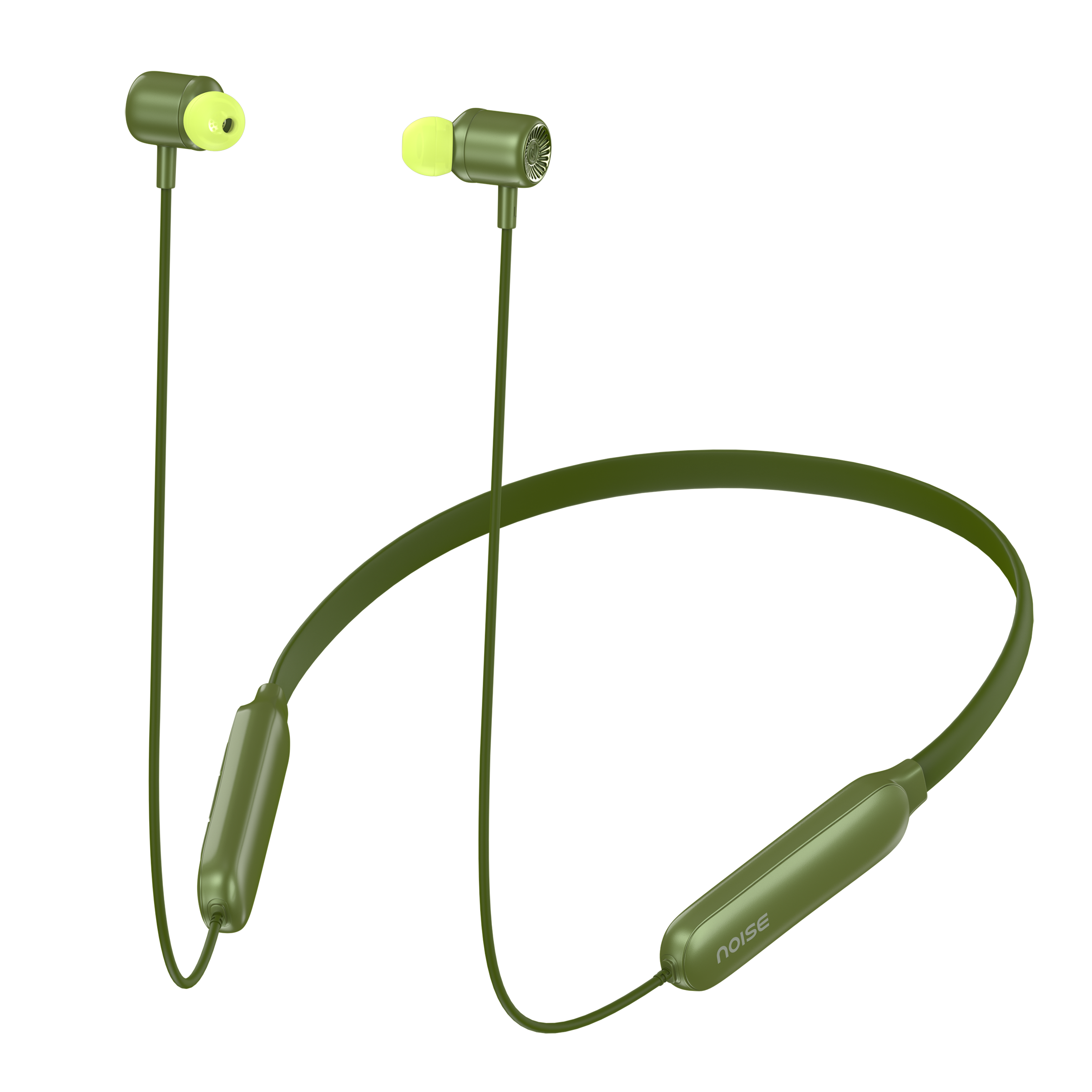 noise Bravo Neckband (35 Hours Playtime, Neon Green) noise Bravo Neckband (35 Hours Playtime, Neon Green)_8