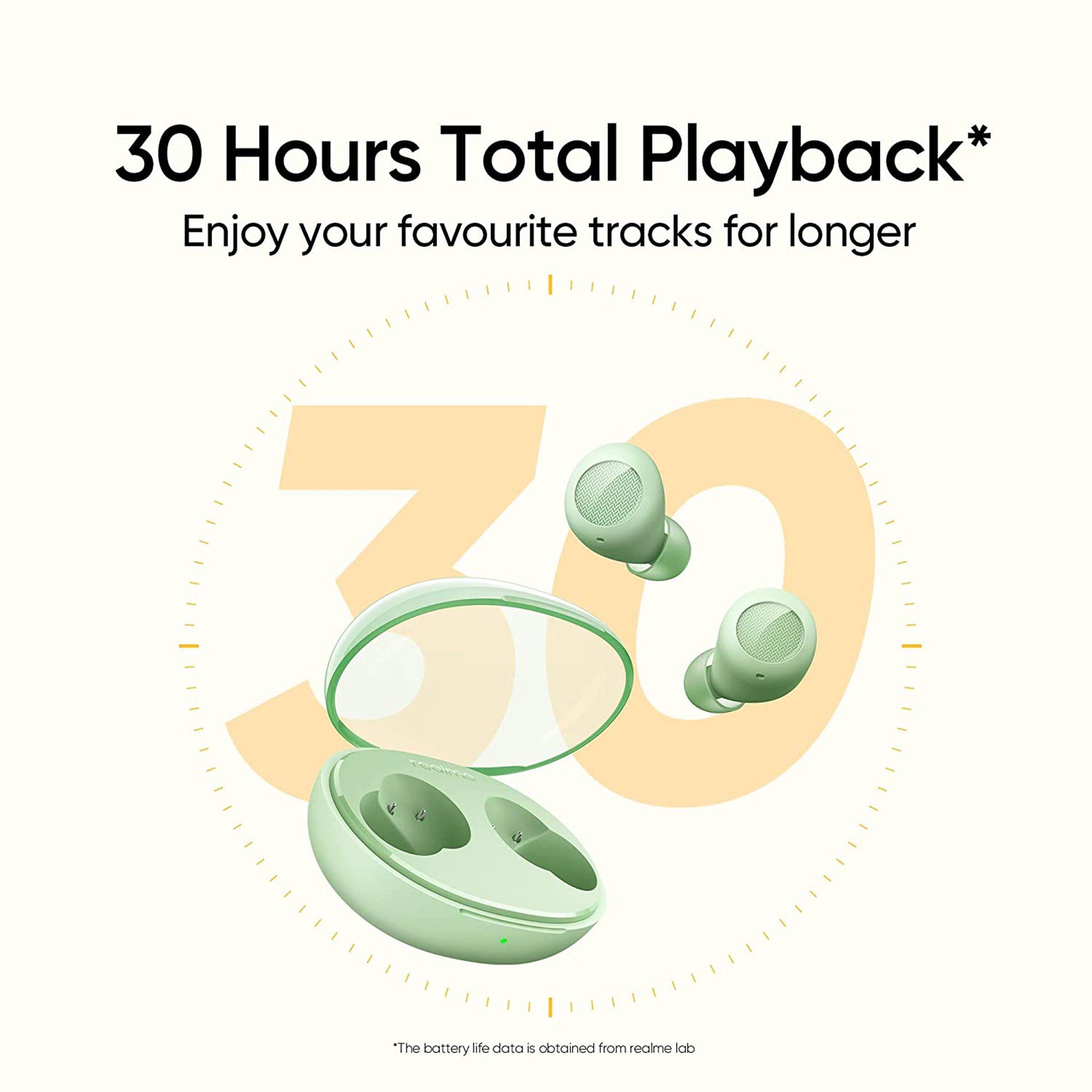 realme Buds Q2s RMA2110 TWS Earbuds with Al ENC Noise Cancellation (IPX4 Water Resistant, 30 Hours Playtime, Paper Green)_7