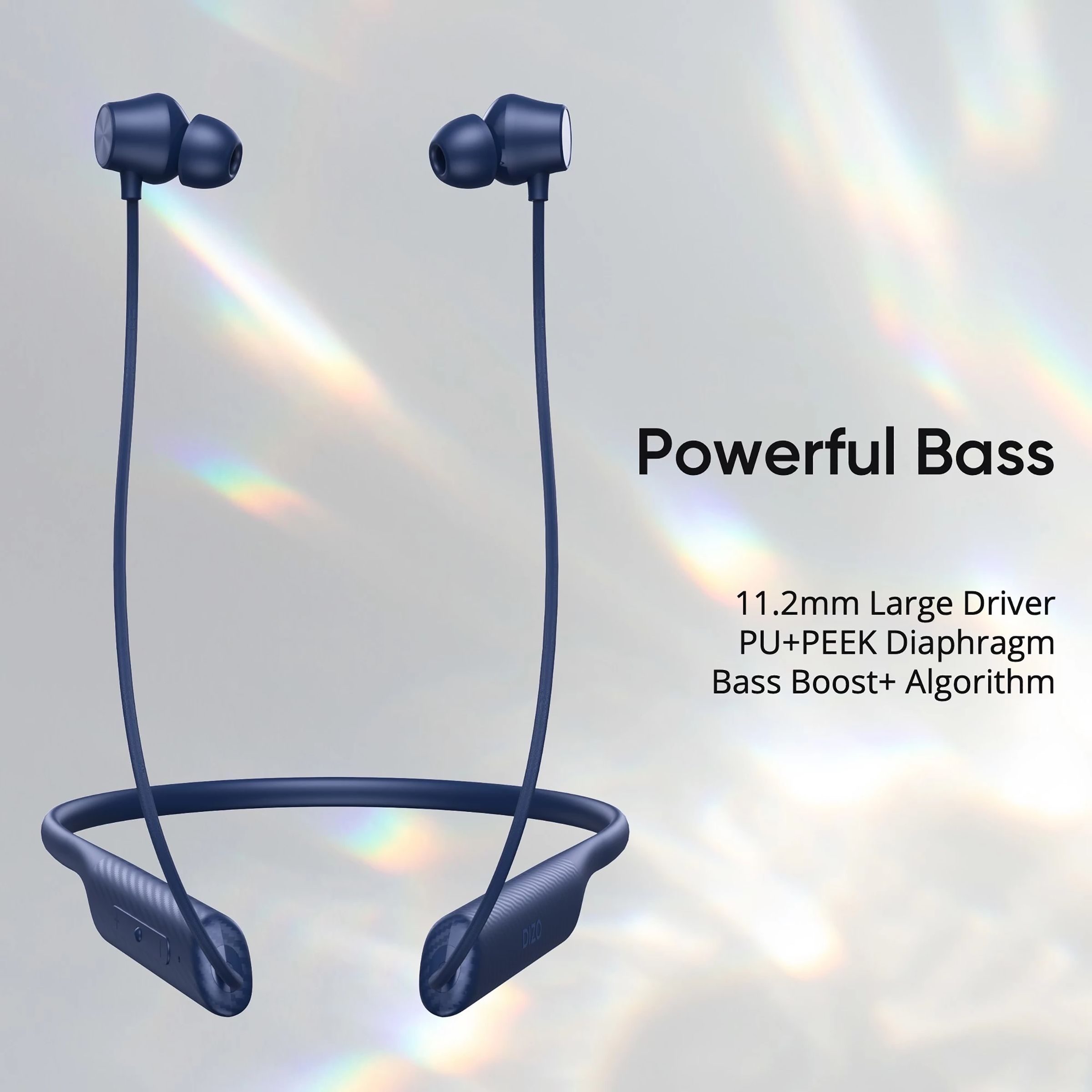 DIZO by realme TechLife Dash 790101002 Neckband with Noise Cancellation (IPX4 Water Resistant, Smart Control, Voilet Blue)_7