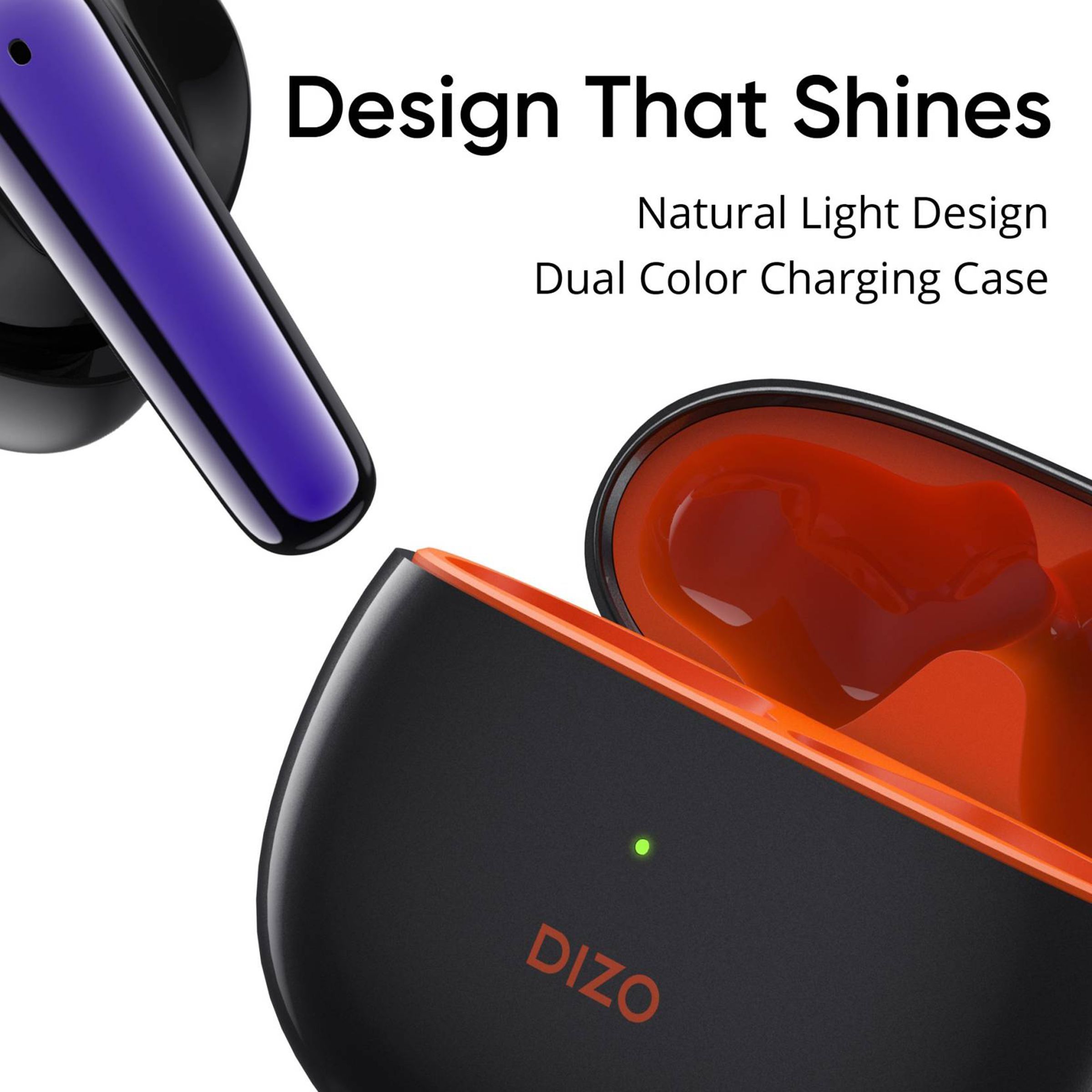 DIZO by realme TechLife Buds Z Pro 790100702 TWS Earbuds with Active Noise Cancellation (IPX4 Sweat & Water Resistant, 25 Hours Playback, Black/Orange)_13