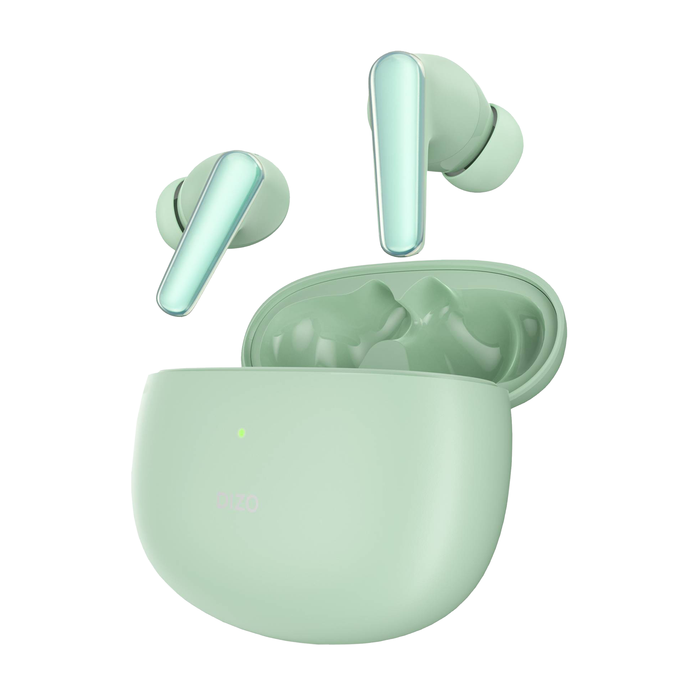 DIZO by realme TechLife Buds Z 790100603 TWS Earbuds with Passive Noise Cancellation (IPX4 Sweat & Water Resistant, 16 Hours Playback, Leaf)_1