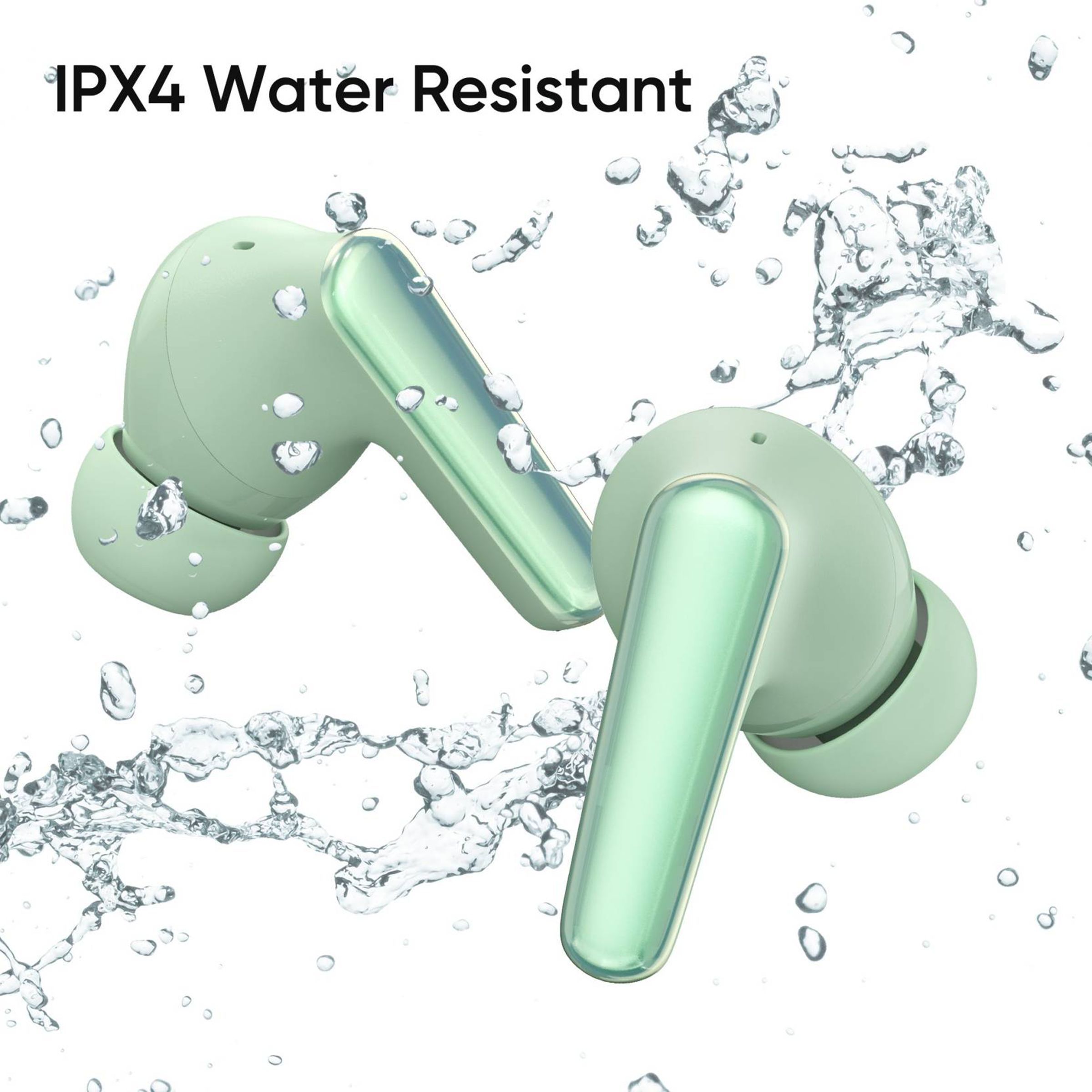 DIZO by realme TechLife Buds Z 790100603 TWS Earbuds with Passive Noise Cancellation (IPX4 Sweat & Water Resistant, 16 Hours Playback, Leaf)_16