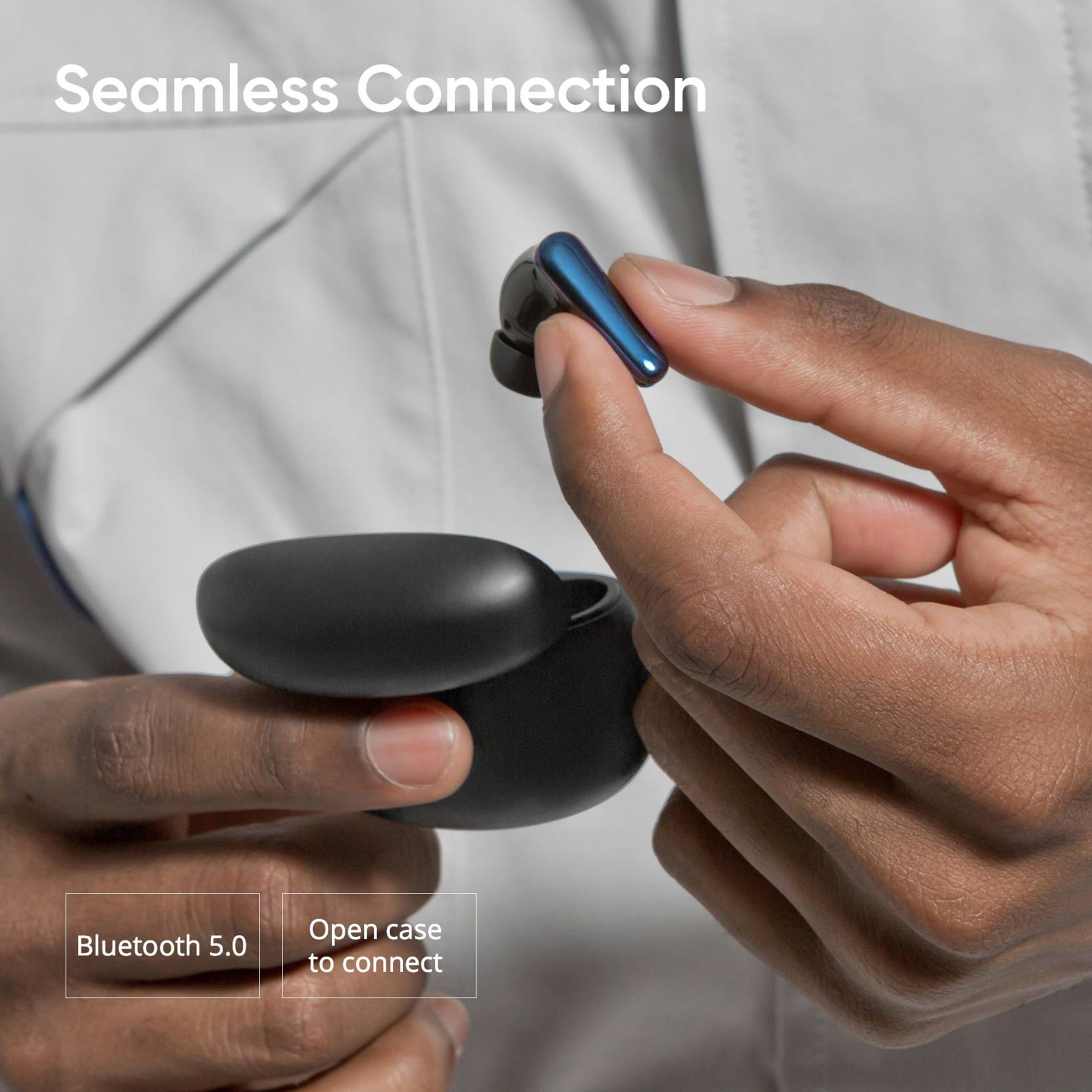 DIZO by realme TechLife Buds Z 790100601 TWS Earbuds with Passive Noise Cancellation (IPX4 Sweat & Water Resistant, 16 Hours Playback, Onyx)_15