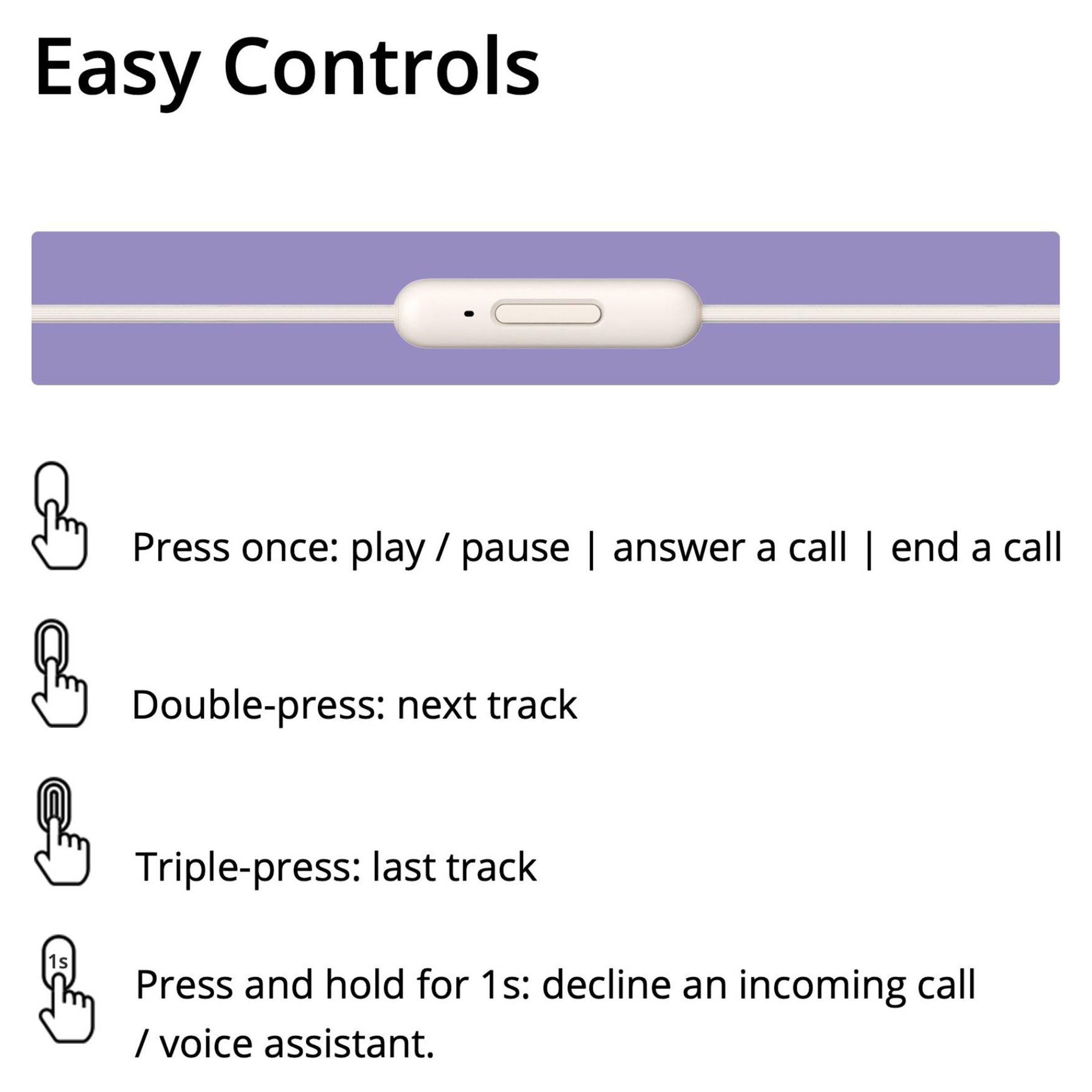 DIZO by realme TechLife DA2106 Wired Earphone with Mic (In Ear, Creme White) DIZO by realme TechLife DA2106 Wired Earphone with Mic (In Ear, Creme White)_10