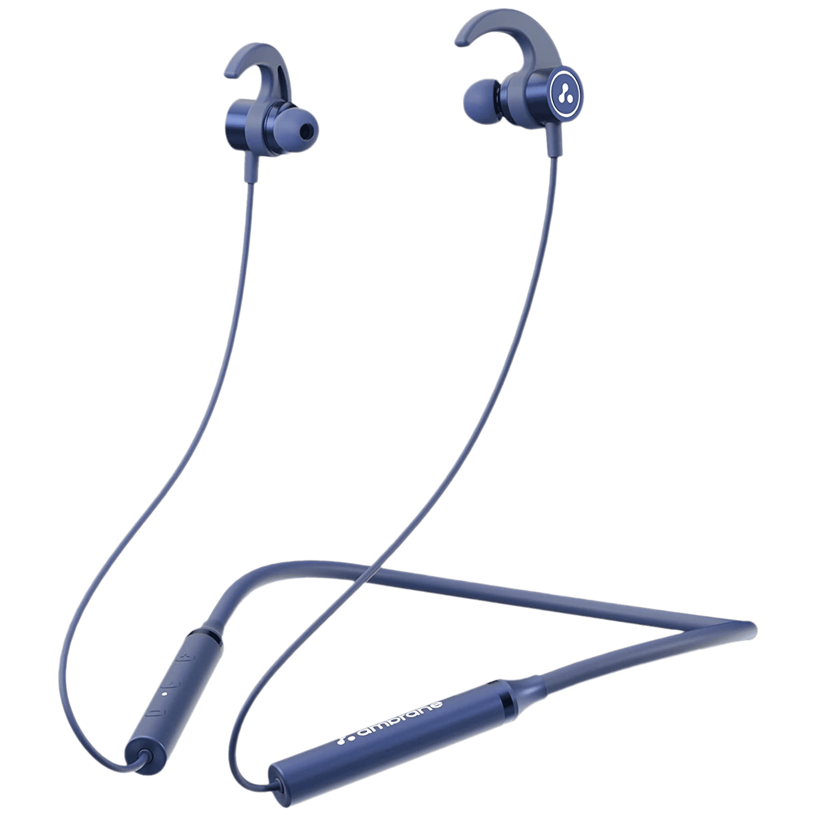 ambrane Bassband Active Neckband (IPX4 Splash & Waterproof, Immersive Sound, Blue) ambrane Bassband Active Neckband (IPX4 Splash & Waterproof, Immersive Sound, Blue)_1