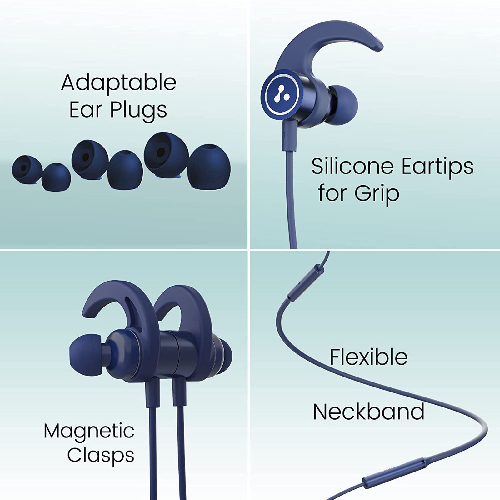 ambrane Bassband Active Neckband (IPX4 Splash & Waterproof, Immersive Sound, Blue) ambrane Bassband Active Neckband (IPX4 Splash & Waterproof, Immersive Sound, Blue)_7