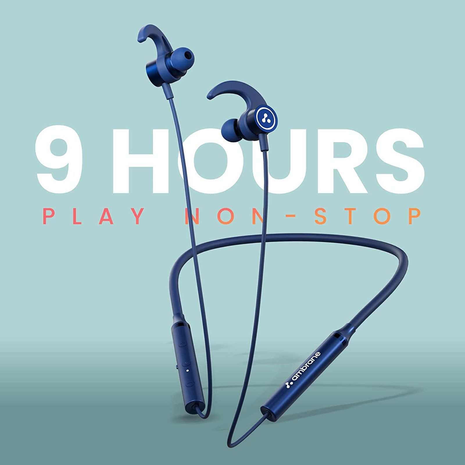 ambrane Bassband Active Neckband (IPX4 Splash & Waterproof, Immersive Sound, Blue) ambrane Bassband Active Neckband (IPX4 Splash & Waterproof, Immersive Sound, Blue)_6