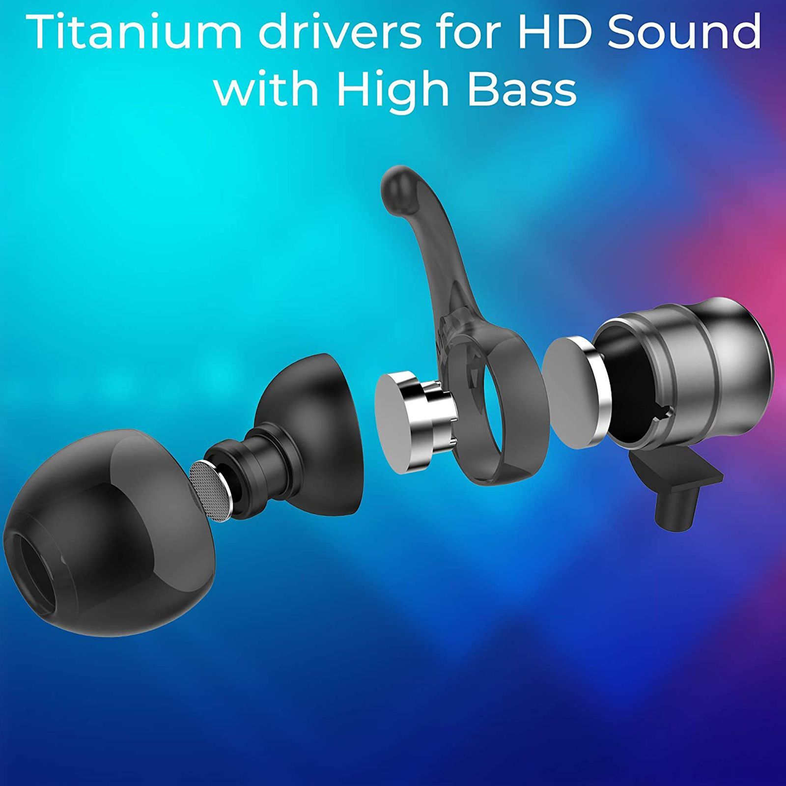 ambrane BassBand ANB-33 Neckband (IPX4 Sweatproof, Stereo Sound, Black)_6