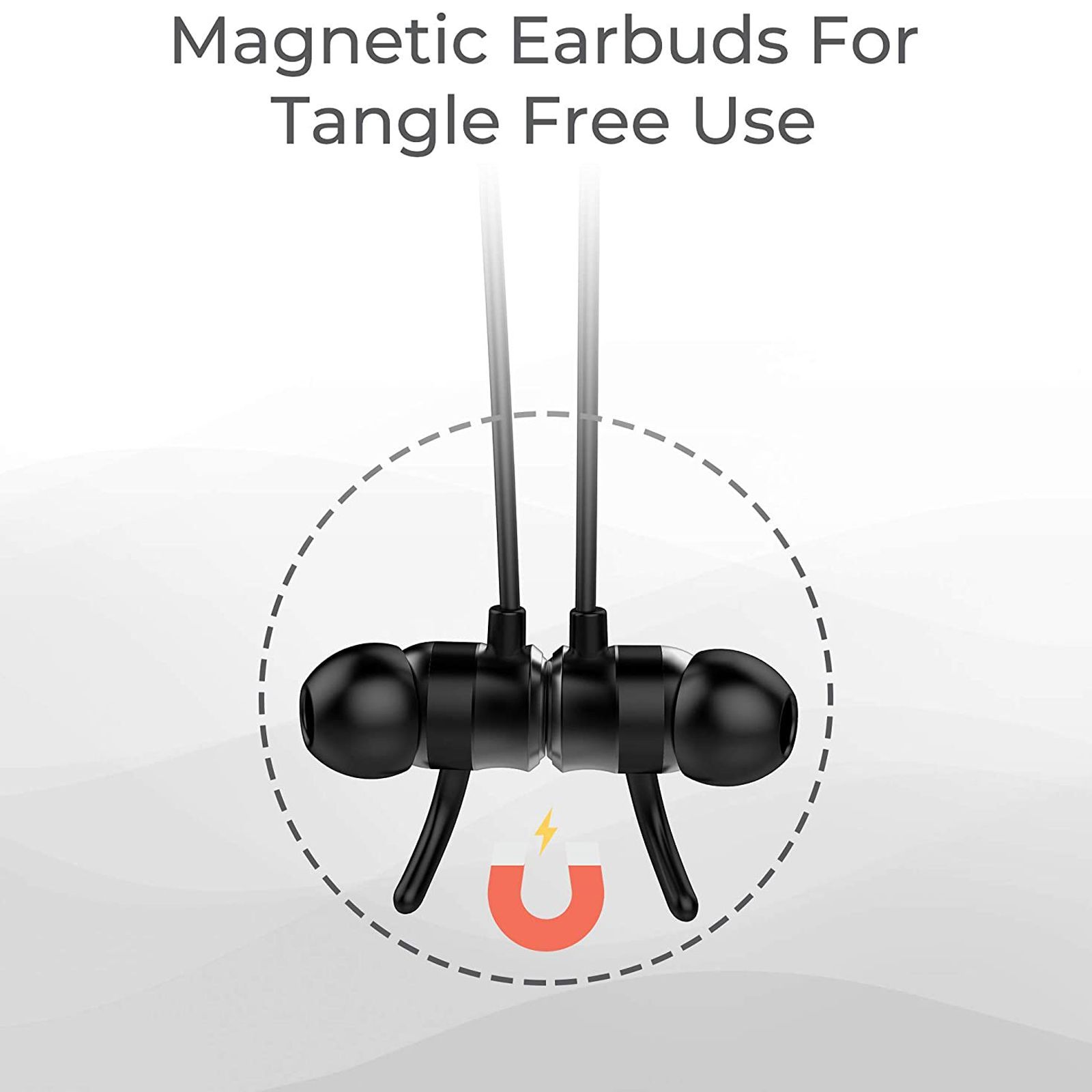 ambrane BassBand ANB-33 Neckband (IPX4 Sweatproof, Stereo Sound, Black)_8