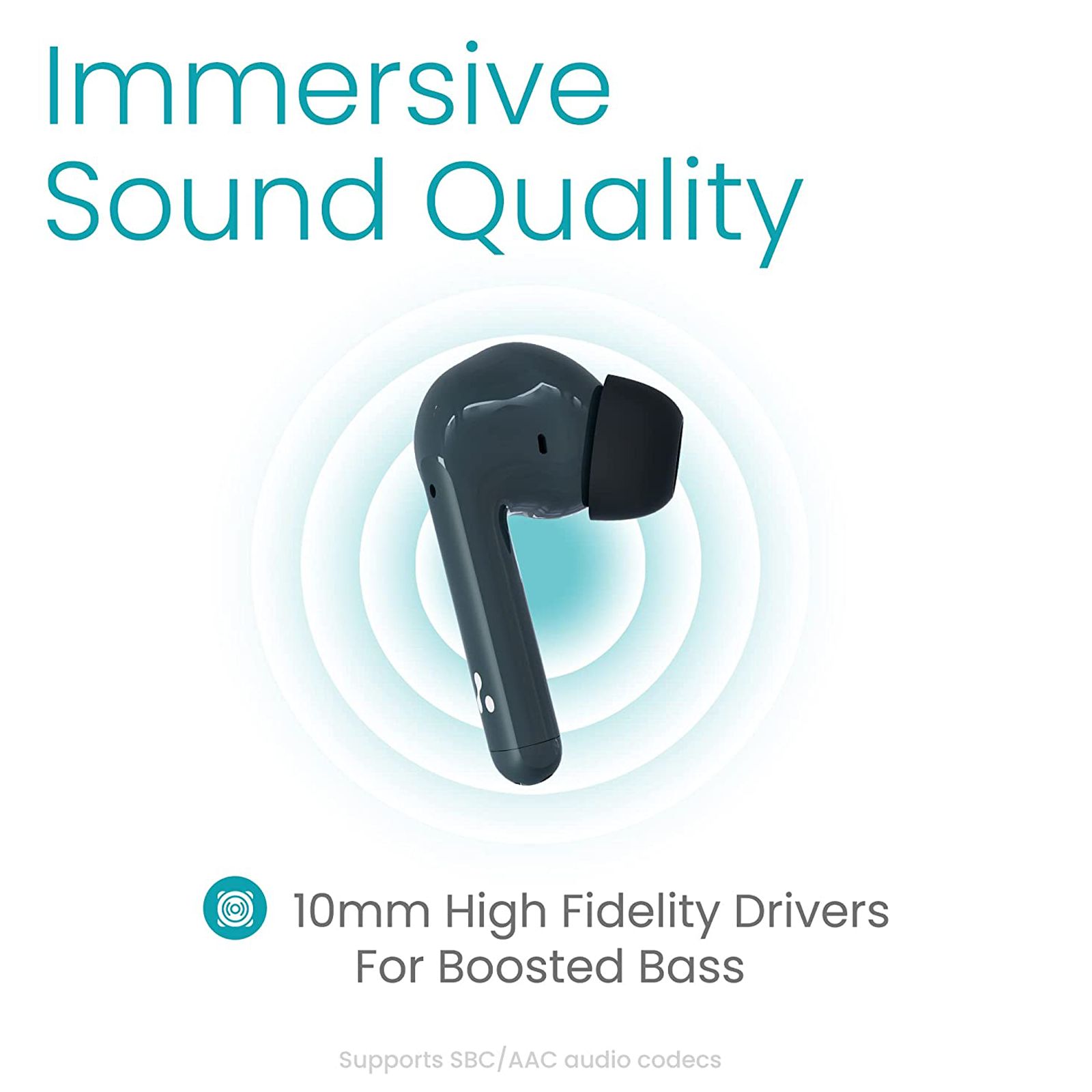 ambrane Dots Hype TWS Earbuds (IPX4 Water Proof, 28 Hours Playtime, Blue)_6