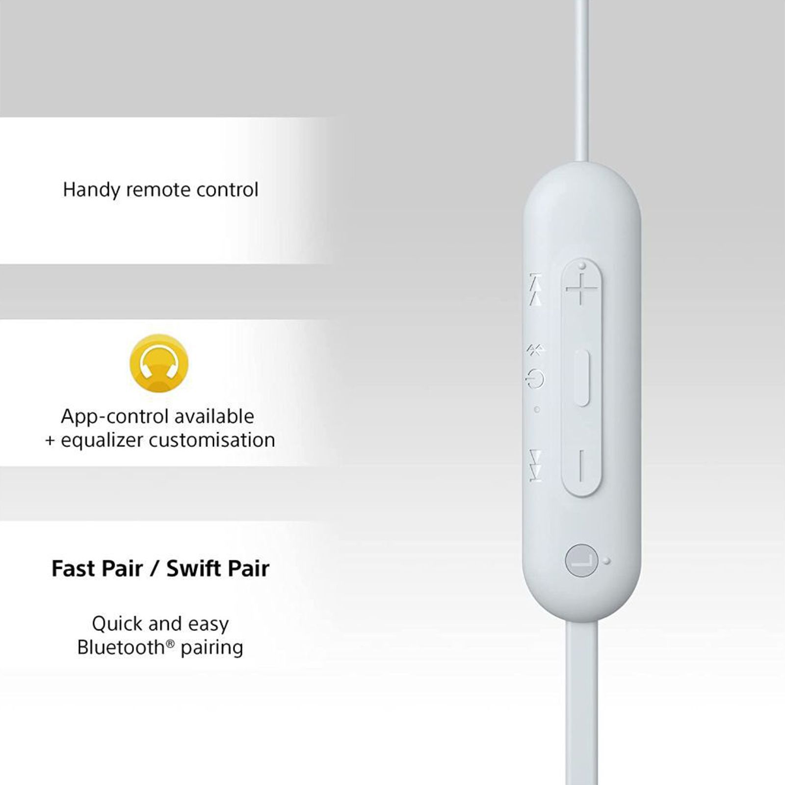 SONY WI-C100 Neckband (IPX4 Sweat & Splashproof, 25 Hours Playtime, White)_6