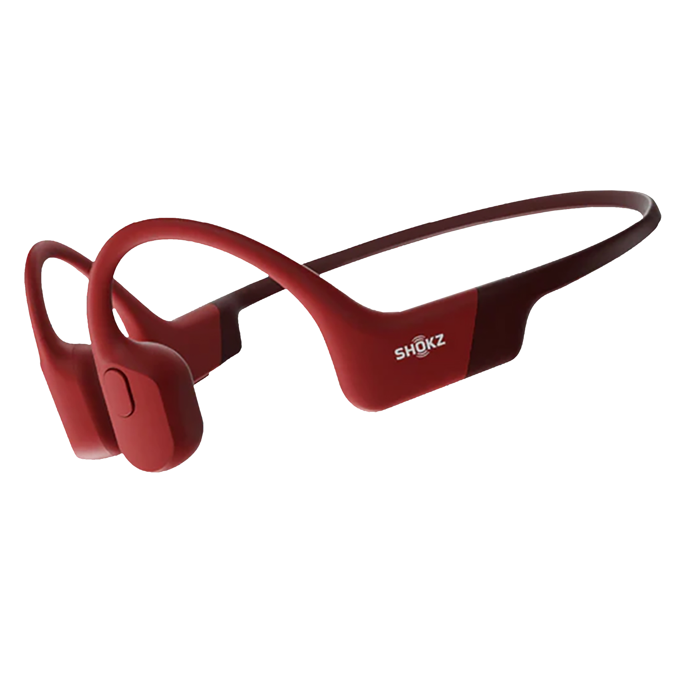 SHOKZ OpenRun Bone Conduction Bluetooth Headphone with Noise Isolation (IP67 Waterproof, 8 Hours Playtime, Red)_1