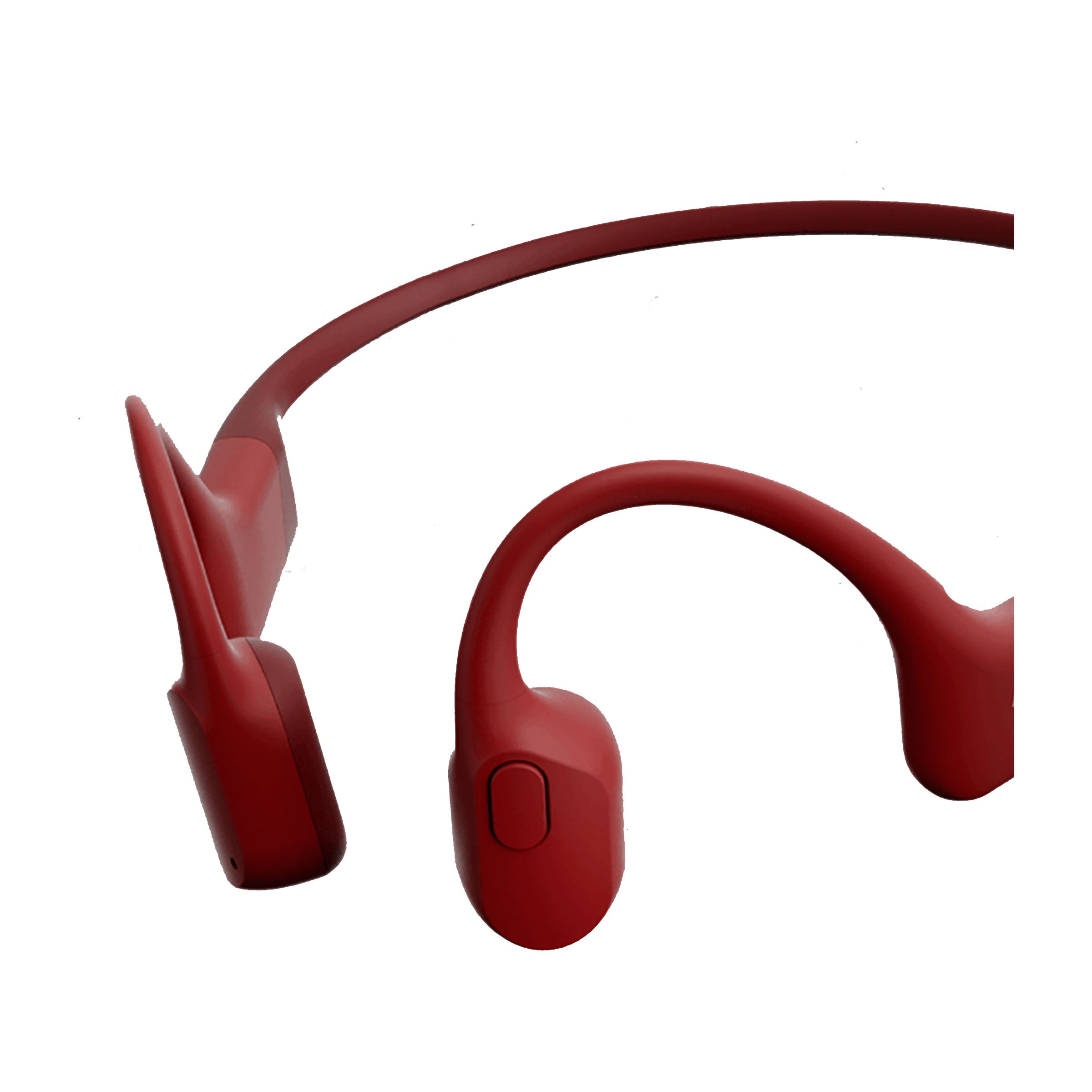 SHOKZ OpenRun Bone Conduction Bluetooth Headphone with Noise Isolation (IP67 Waterproof, 8 Hours Playtime, Red)_4