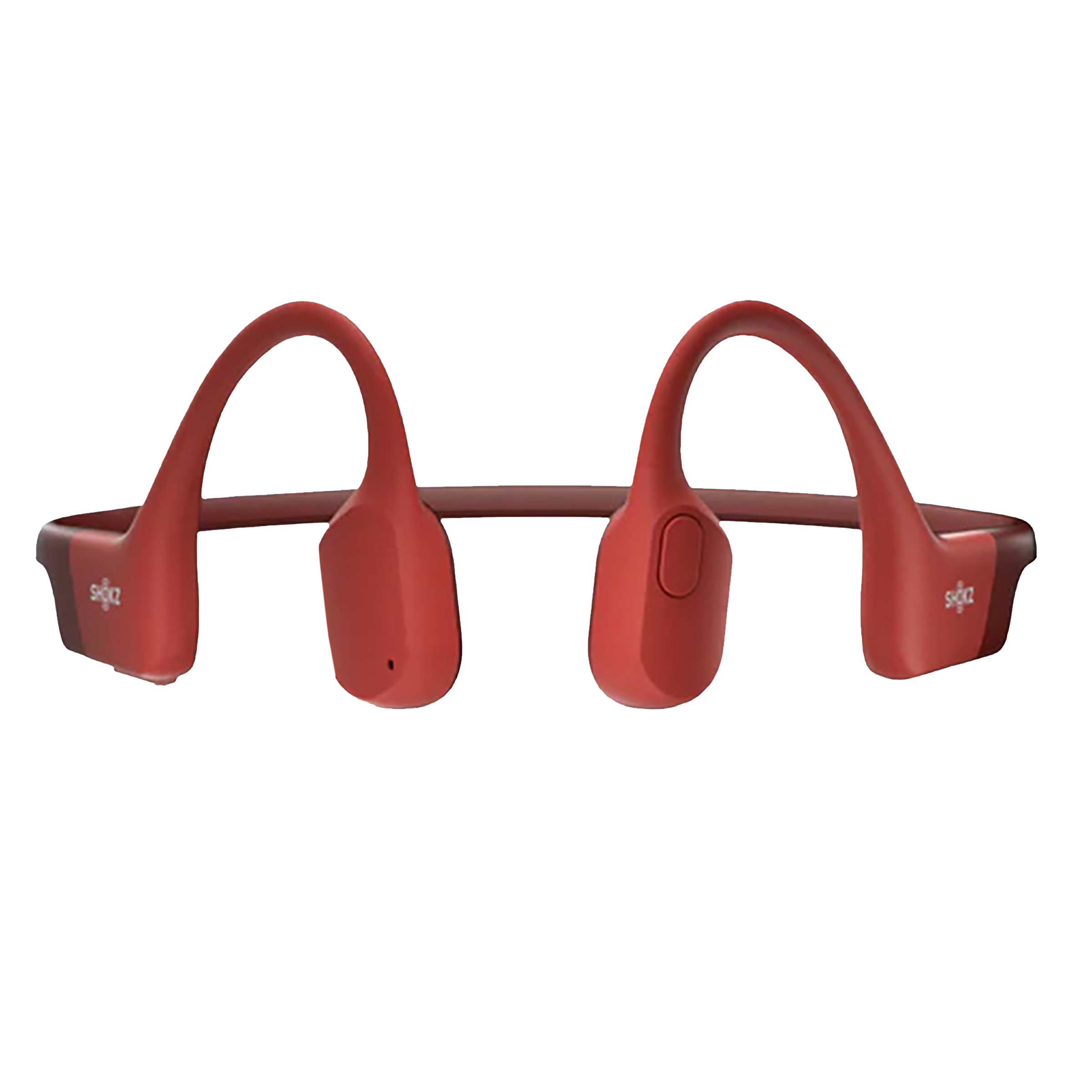 SHOKZ OpenRun Bone Conduction Bluetooth Headphone with Noise Isolation (IP67 Waterproof, 8 Hours Playtime, Red)_5