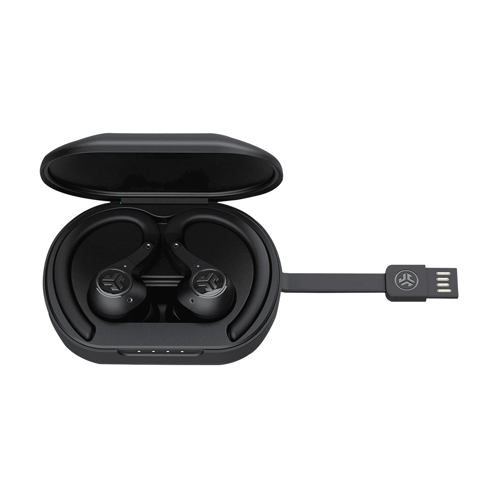 JLAB Epic Air Sport IEUEBEAIRSPTNCRBLK TWS Earbuds with Active Noise Cancellation (IP66 Waterproof, 70 Hours Playback, Black) JLAB Epic Air Sport IEUEBEAIRSPTNCRBLK TWS Earbuds with Active Noise Cancellation (IP66 Waterproof, 70 Hours Playback, Black)_3