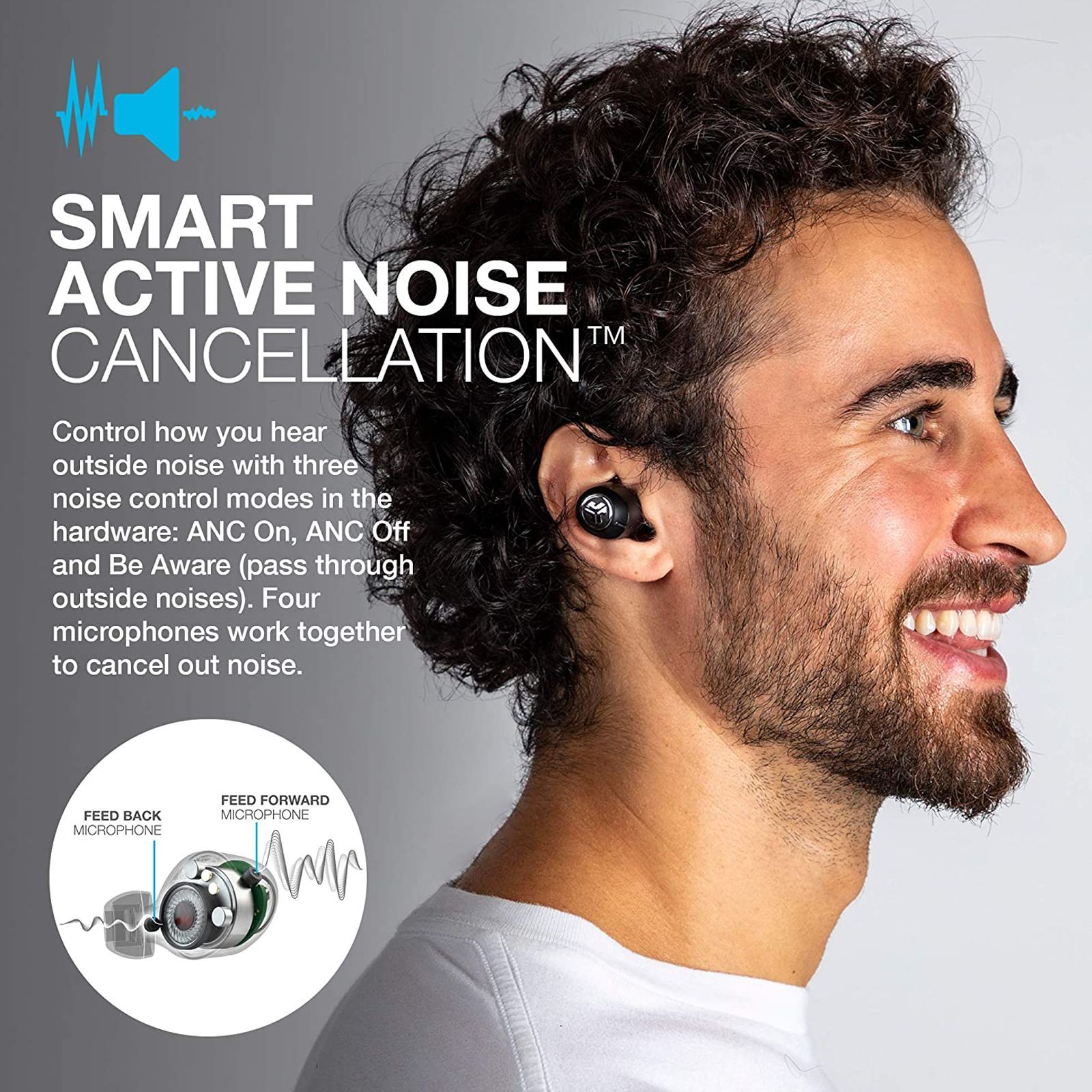 JLAB JBuds Air IEUEBJBAIRANCRBLK8 TWS Earbuds with Active Noise Cancellation (IP55 Water & Sweat Resistant, 40 Hours Playback, Black)_4